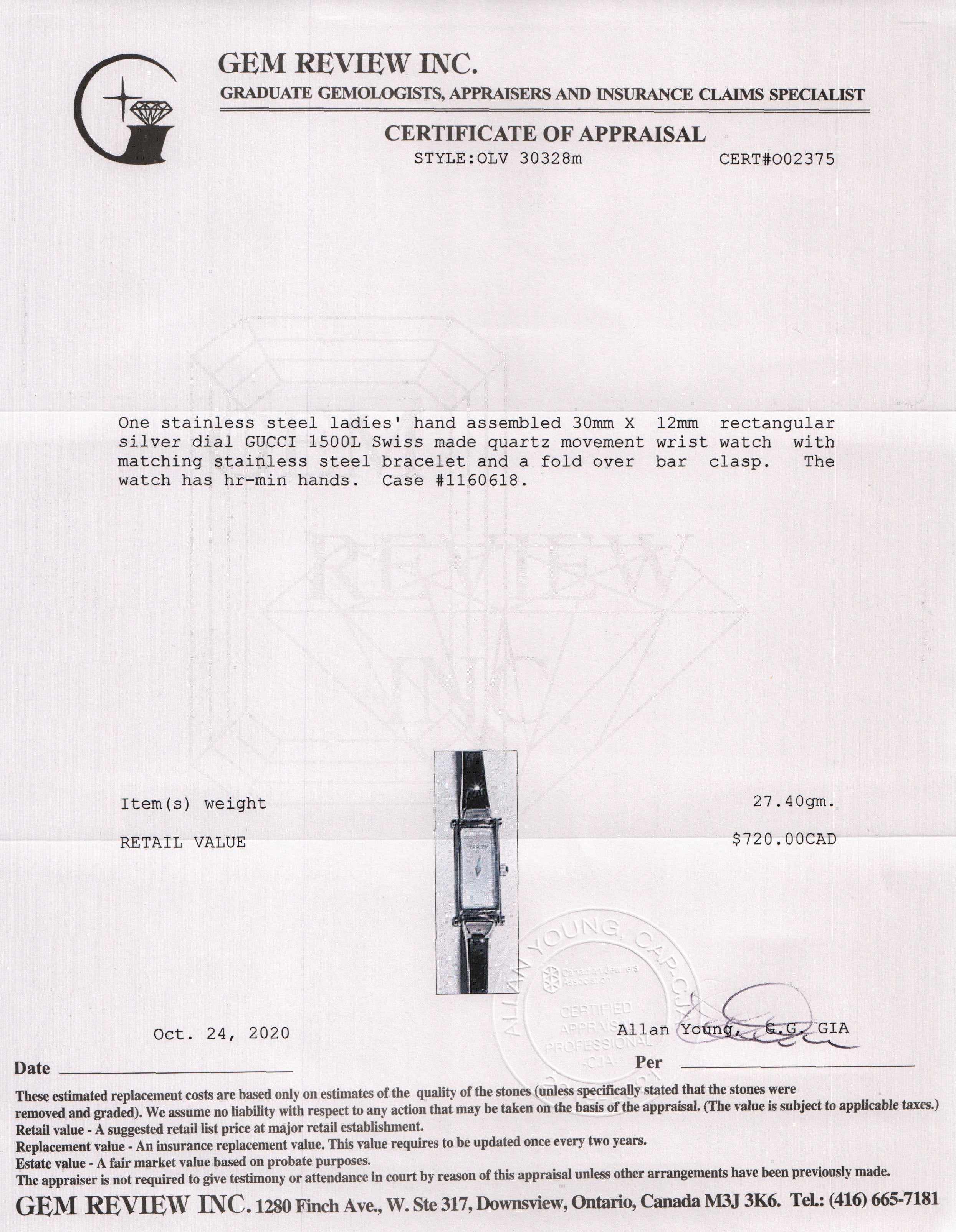 Gucci 1500 Series Watch