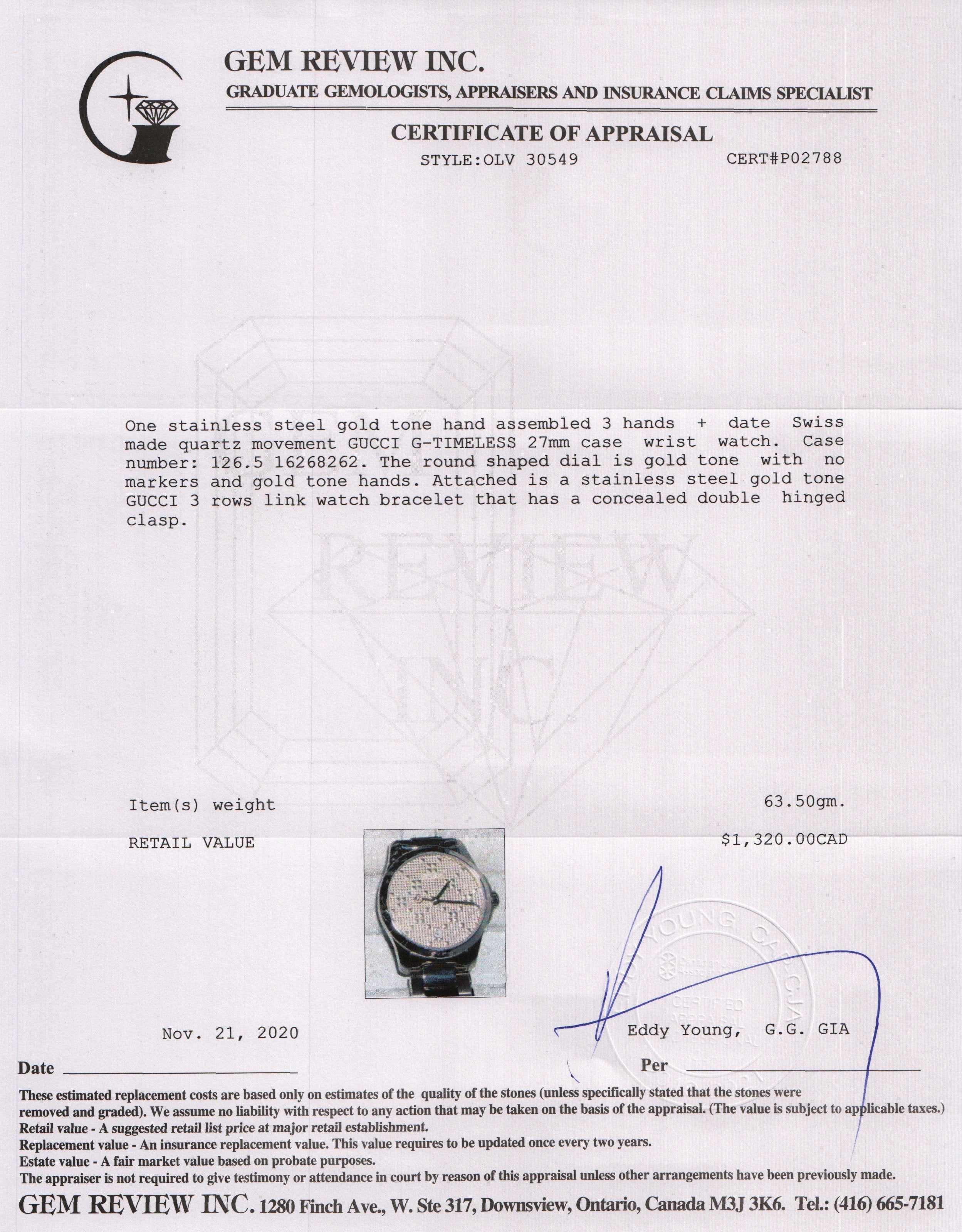 Gucci G-Timeless Watch