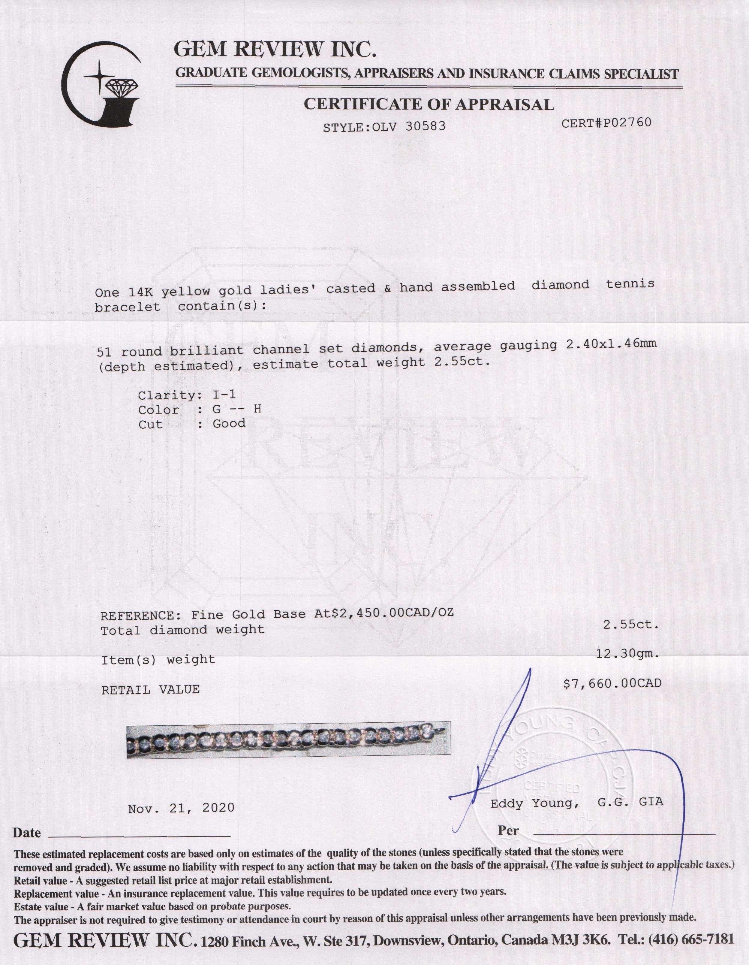 Diamond Tennis Bracelet