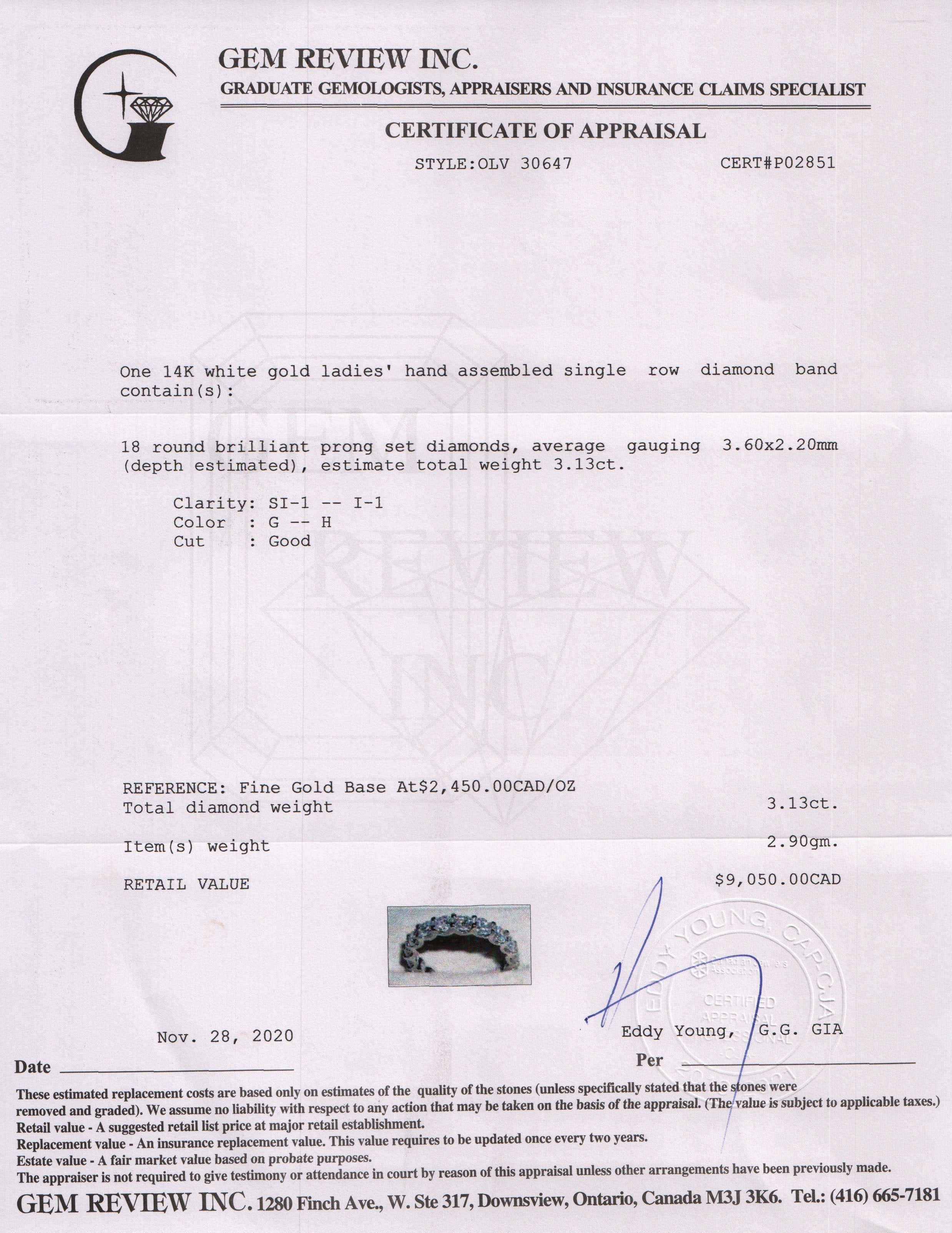 Diamond Eternity Band Ring