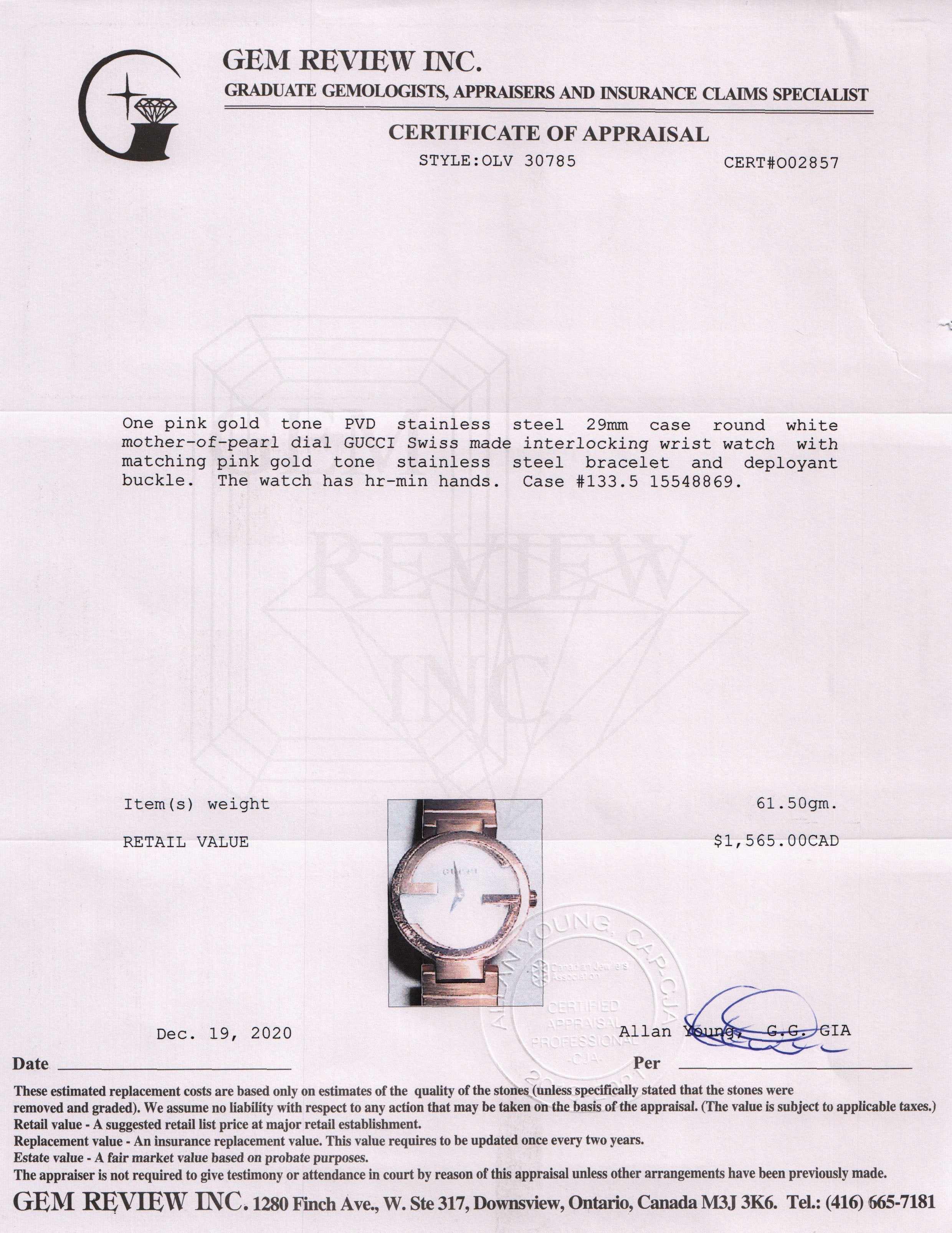 Gucci Interlocking G Watch