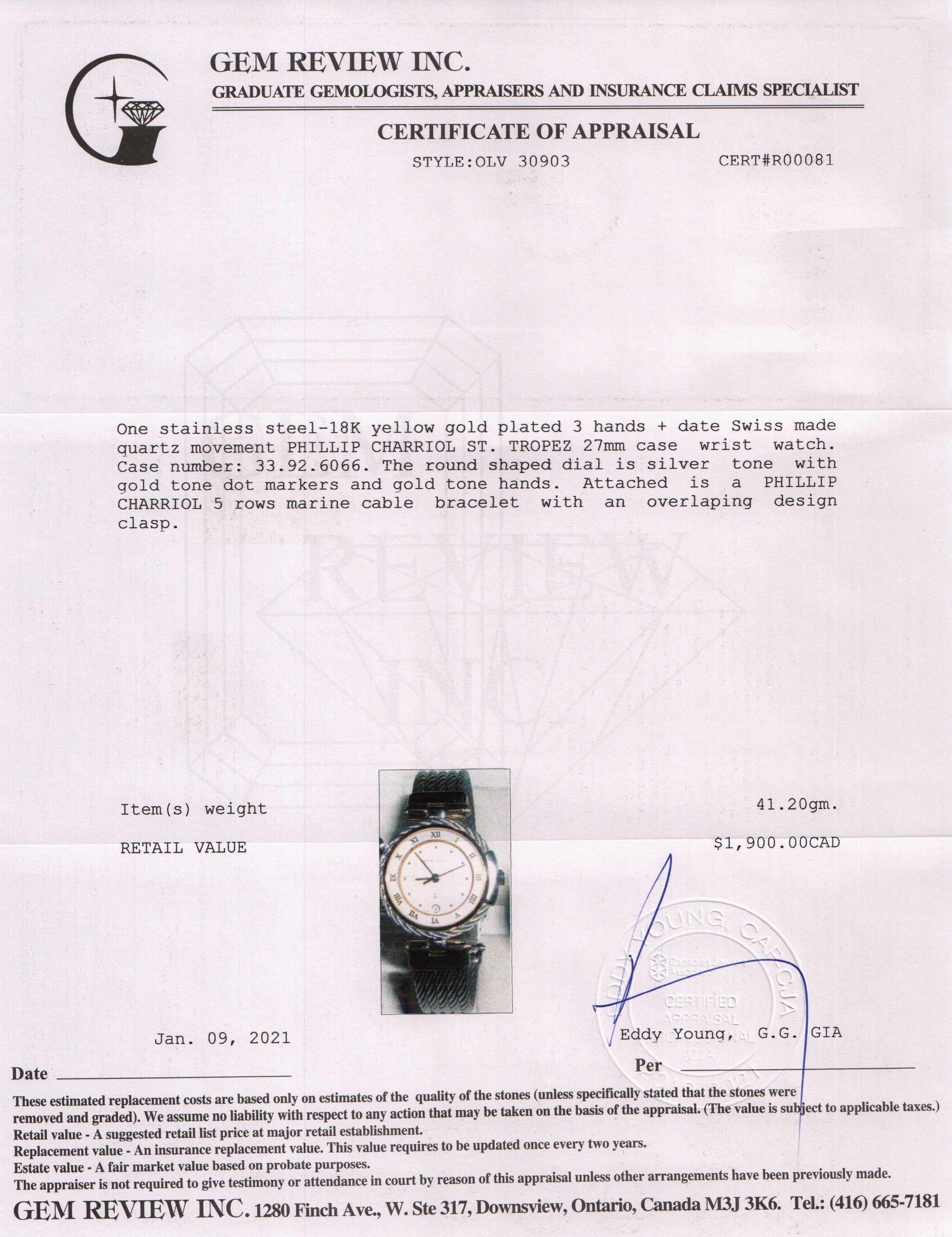 Charriol St. Tropez Watch