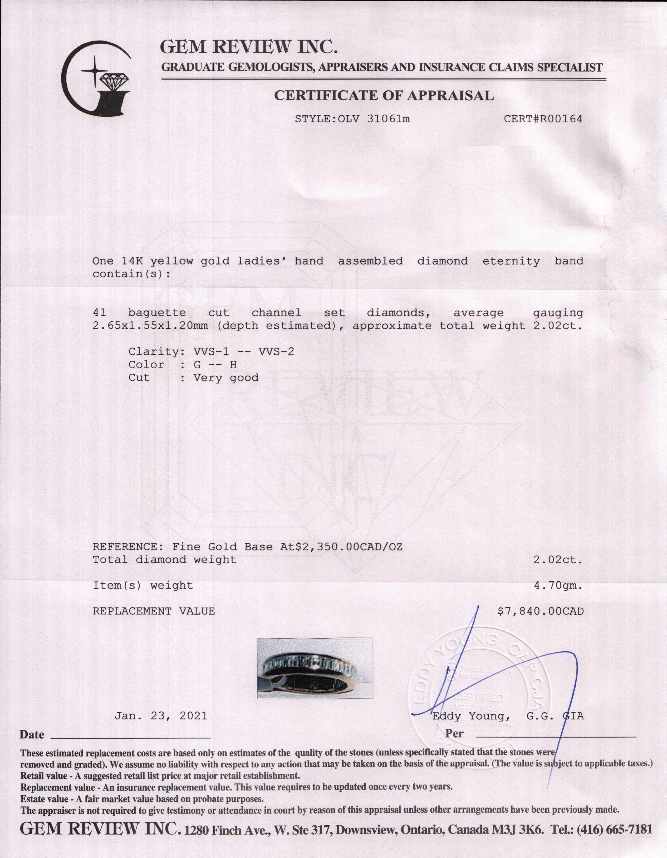 Diamond Eternity Band Ring