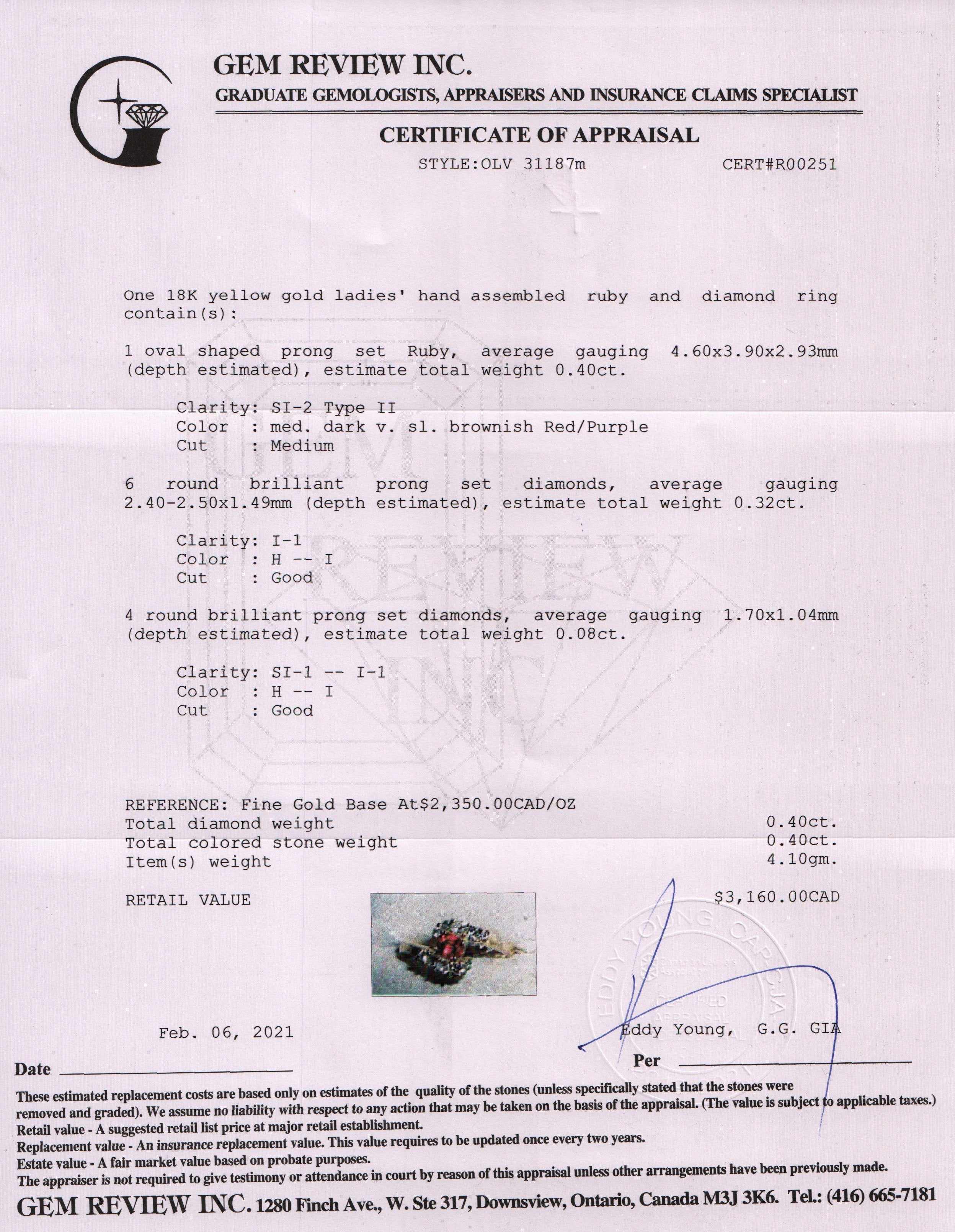 Ruby and Diamond Ring