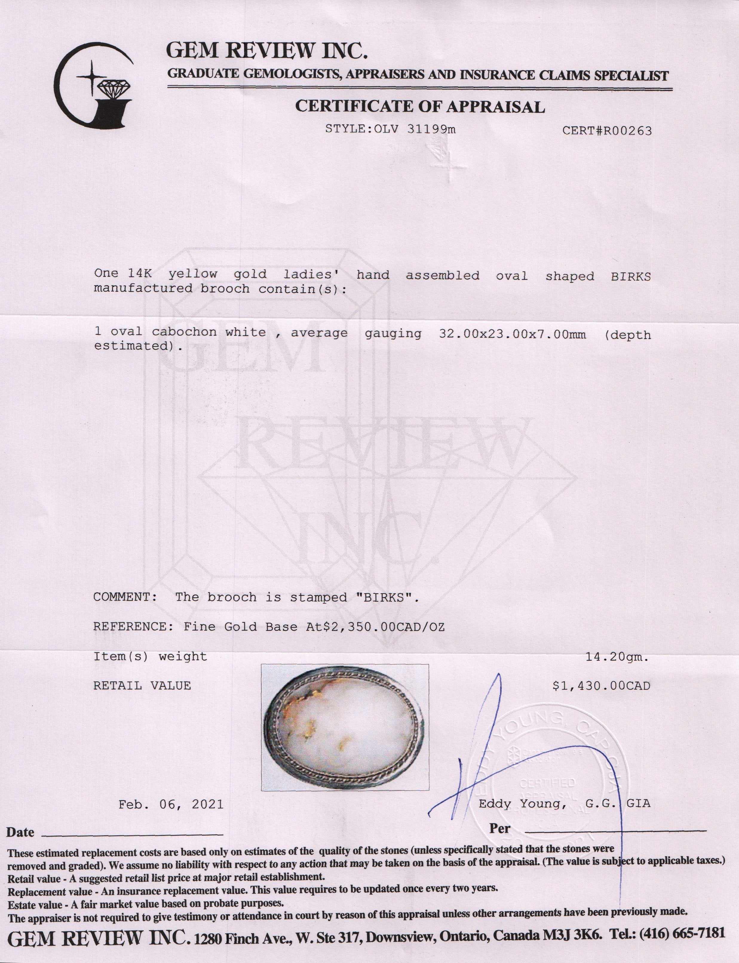 Antique Birks Brooch