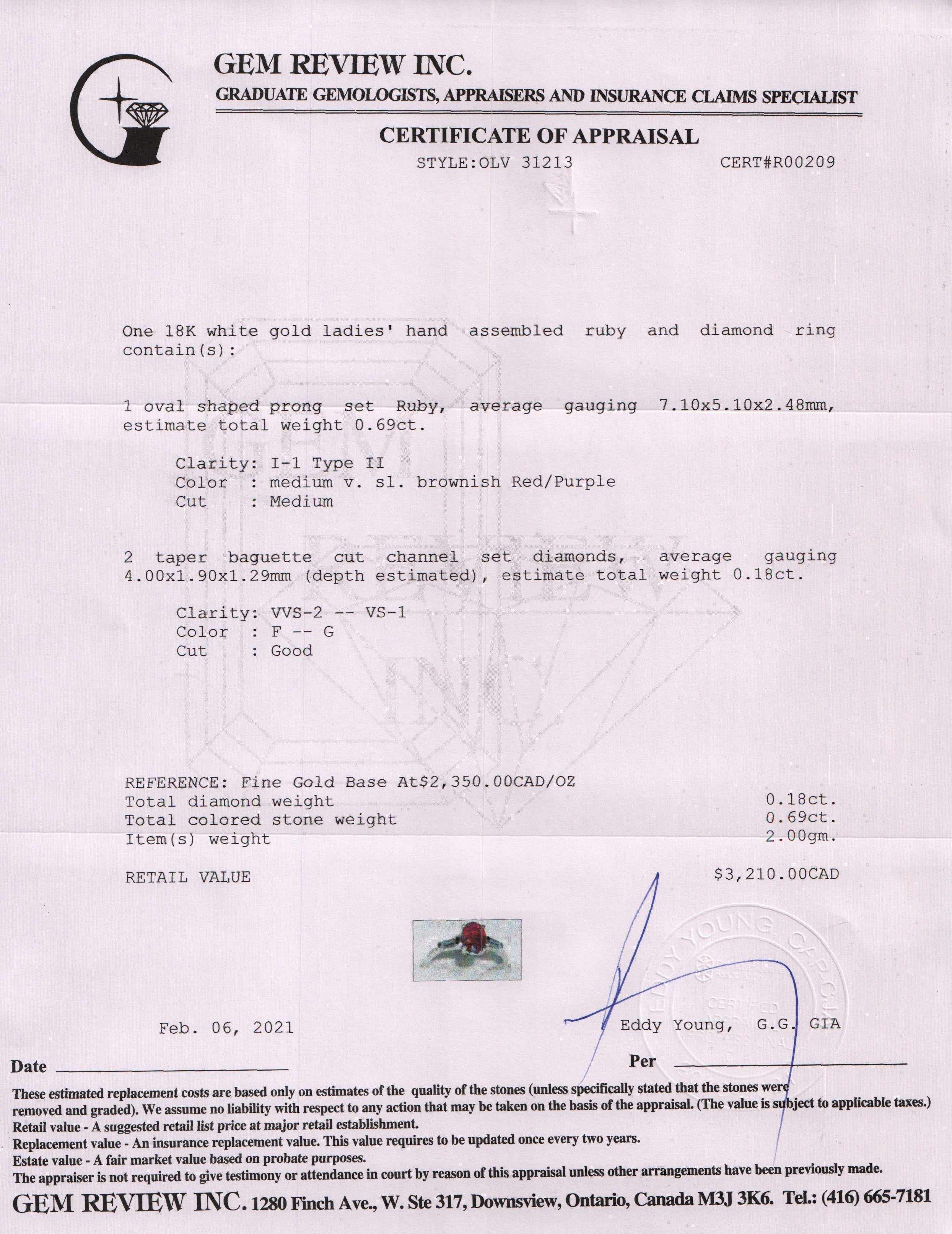 Ruby and Diamond Ring