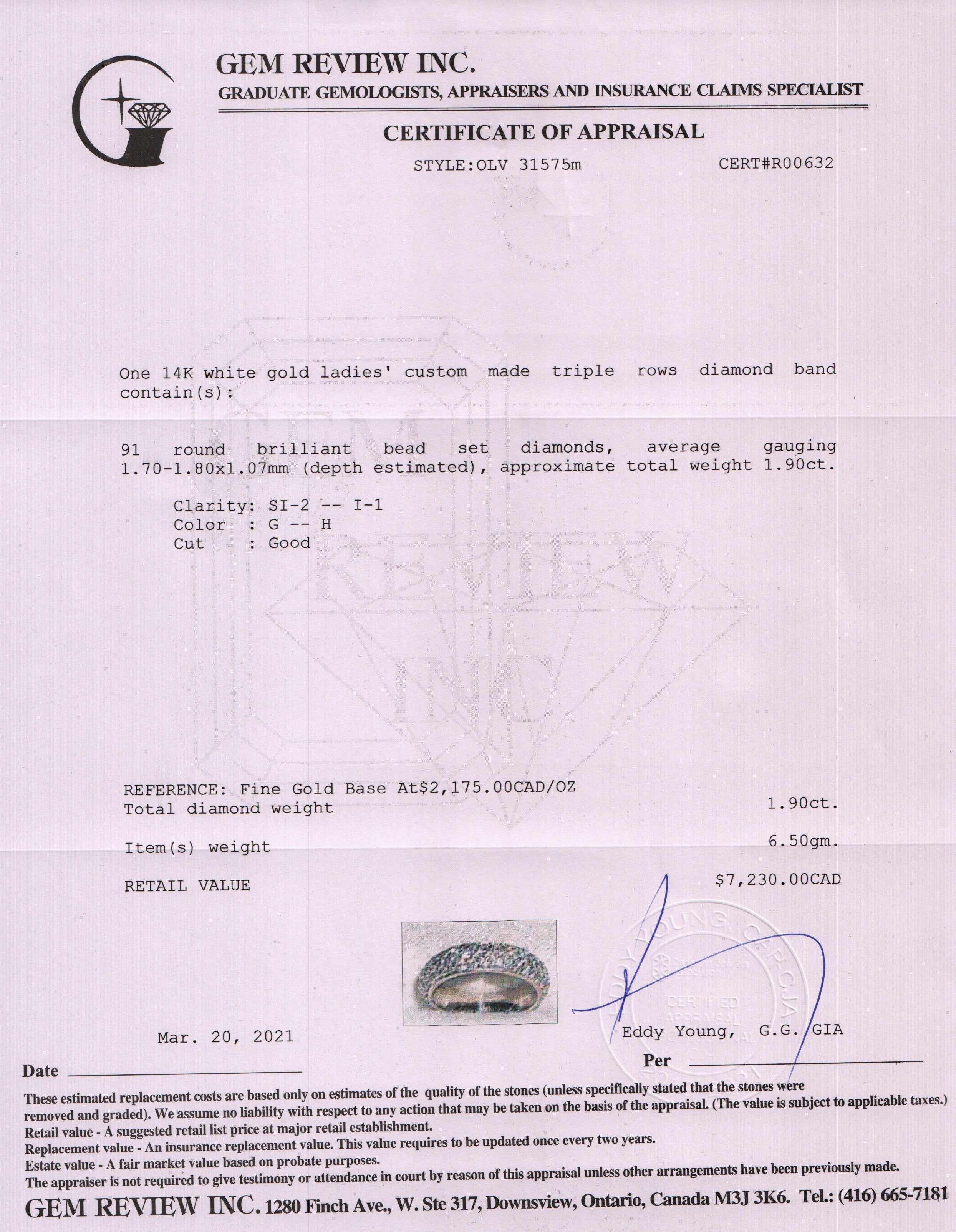 Pave Diamond Band Ring