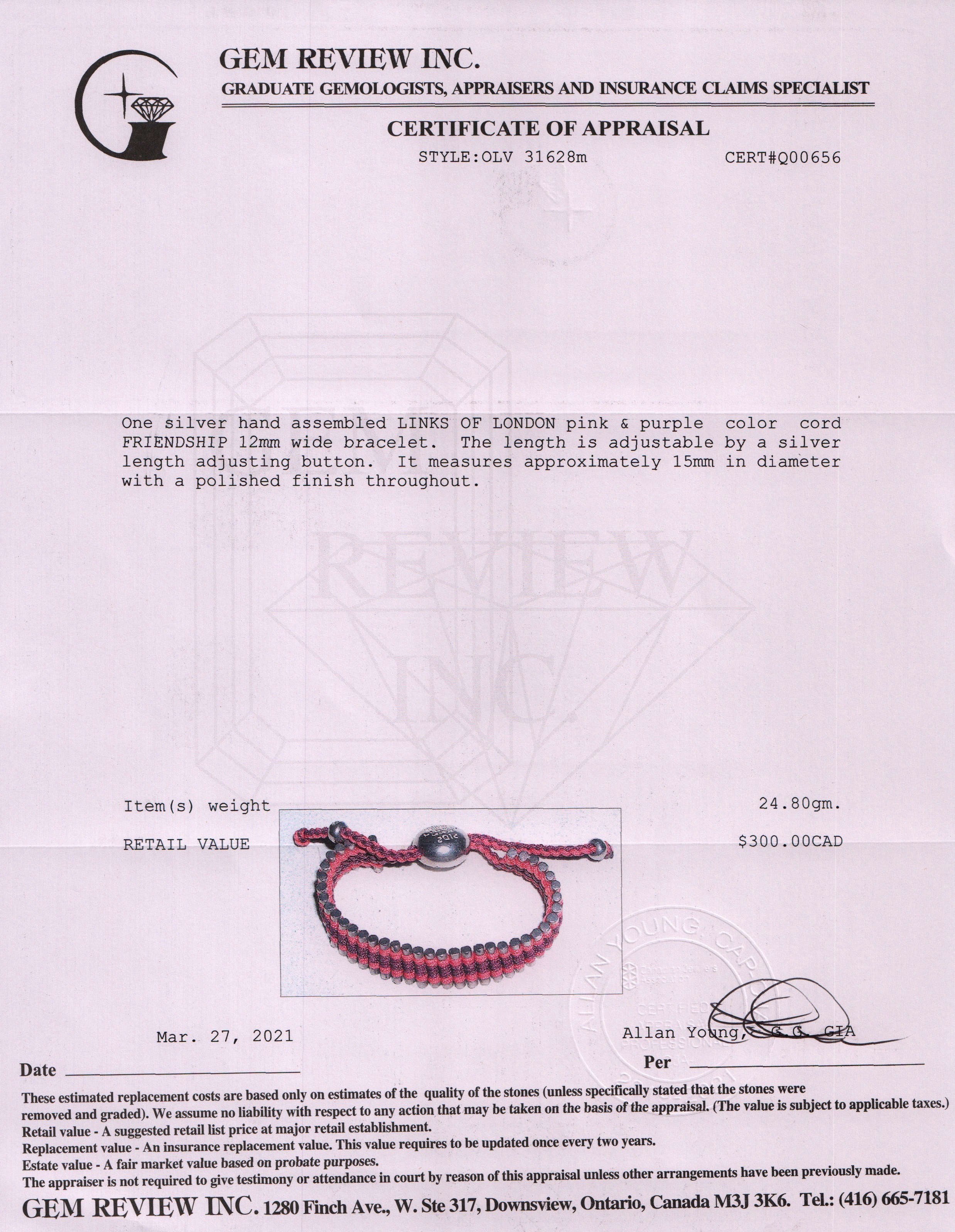 Links of London Limited Edition Friendship Bracelet