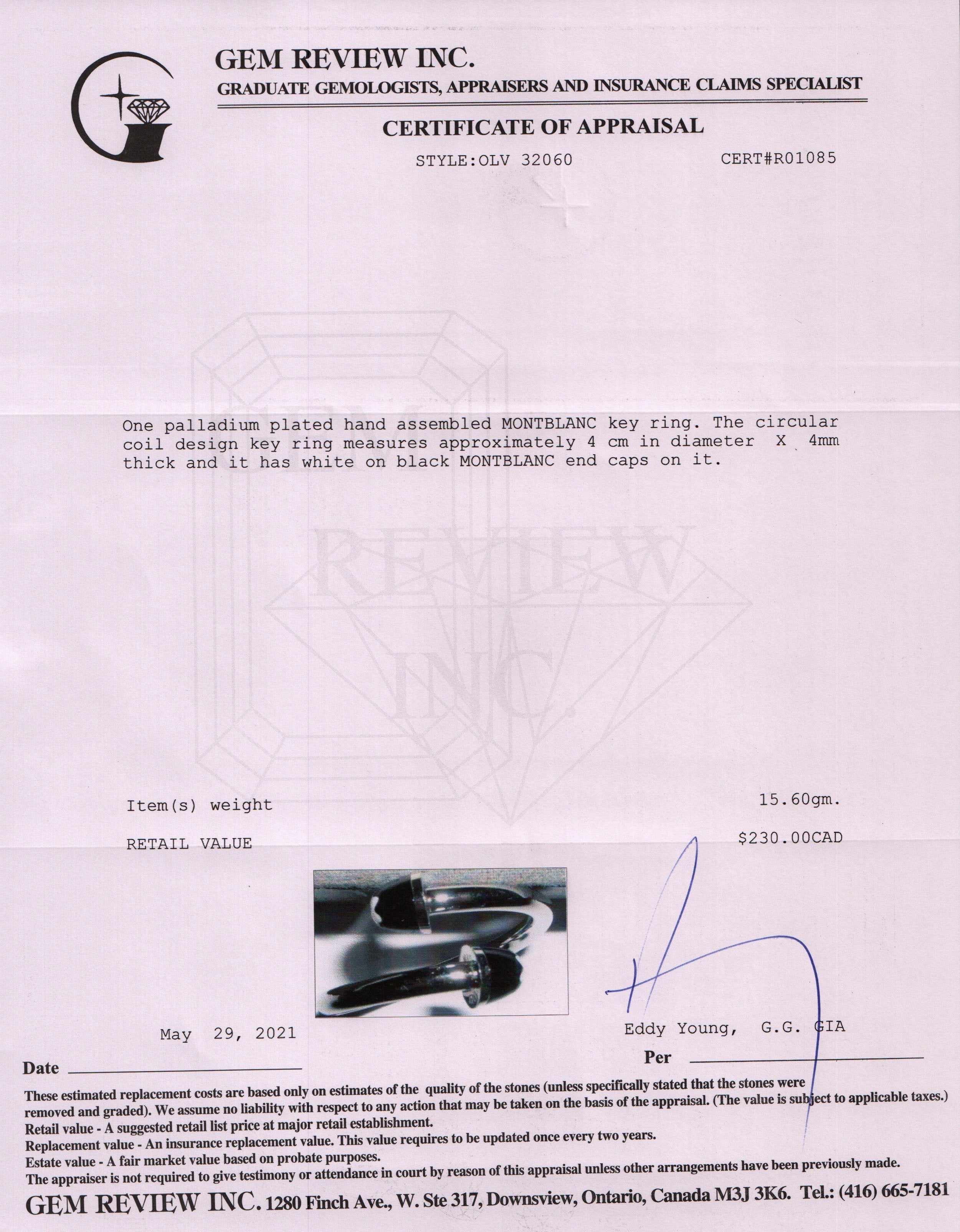 Montblanc Meisterstuck Fob Key Ring