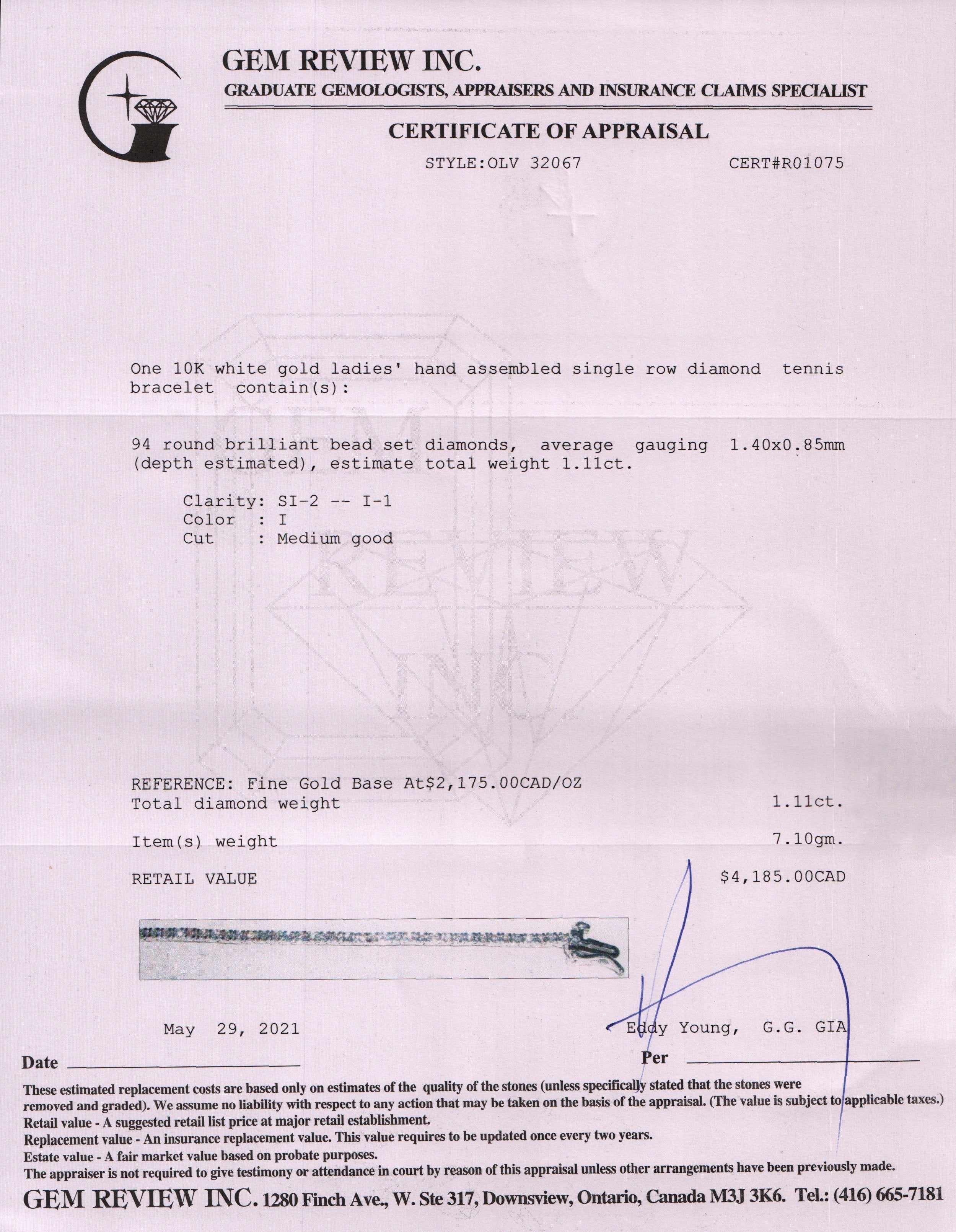 Diamond Tennis Bracelet