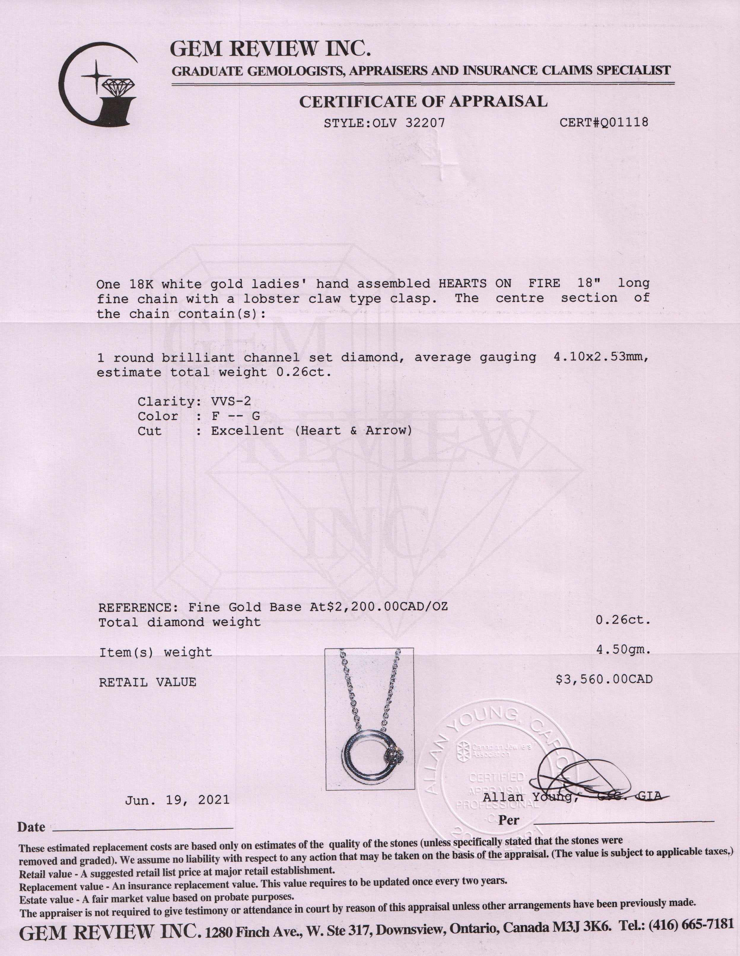 Hearts On Fire Diamond Pendant Necklace