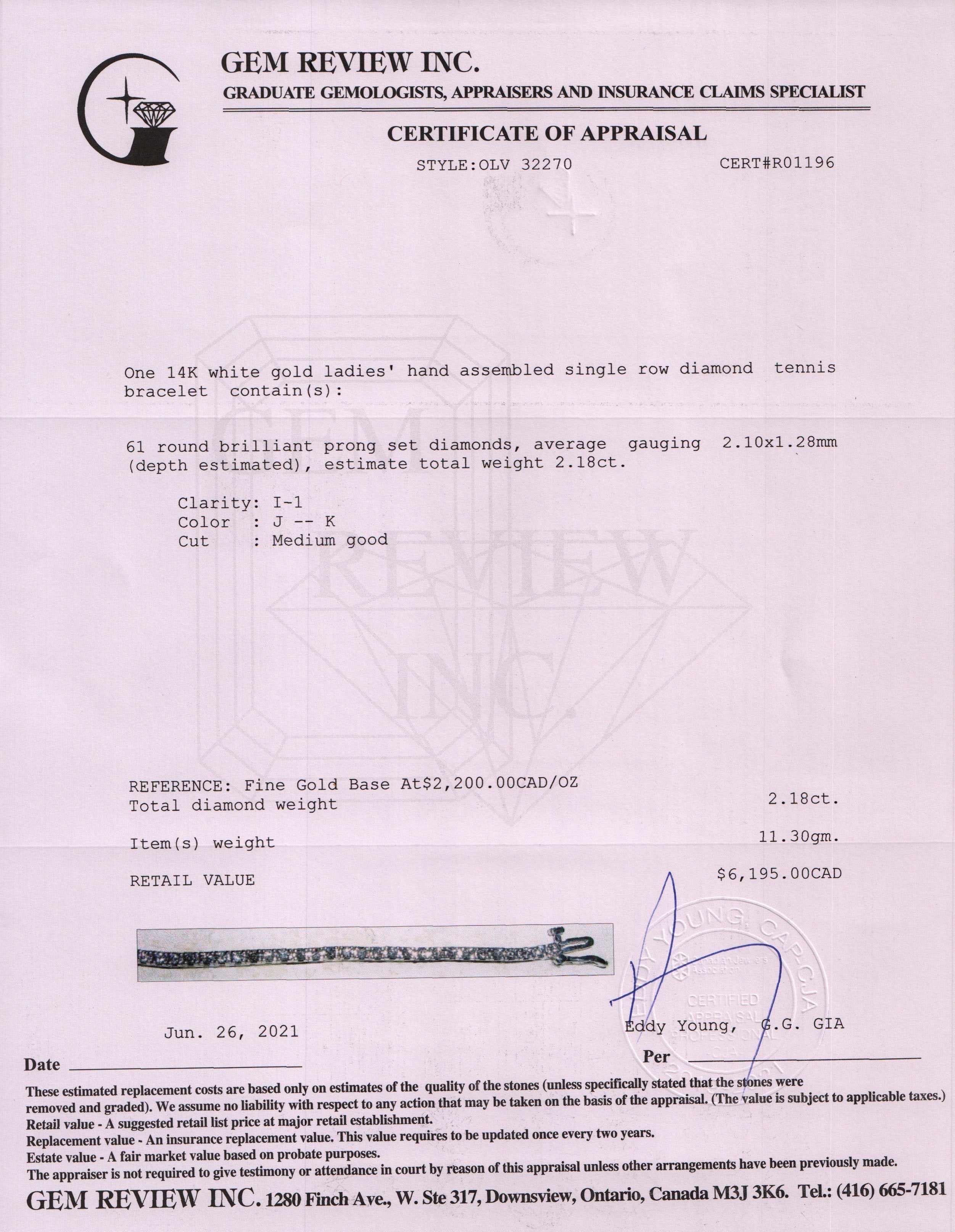 Diamond Tennis Bracelet