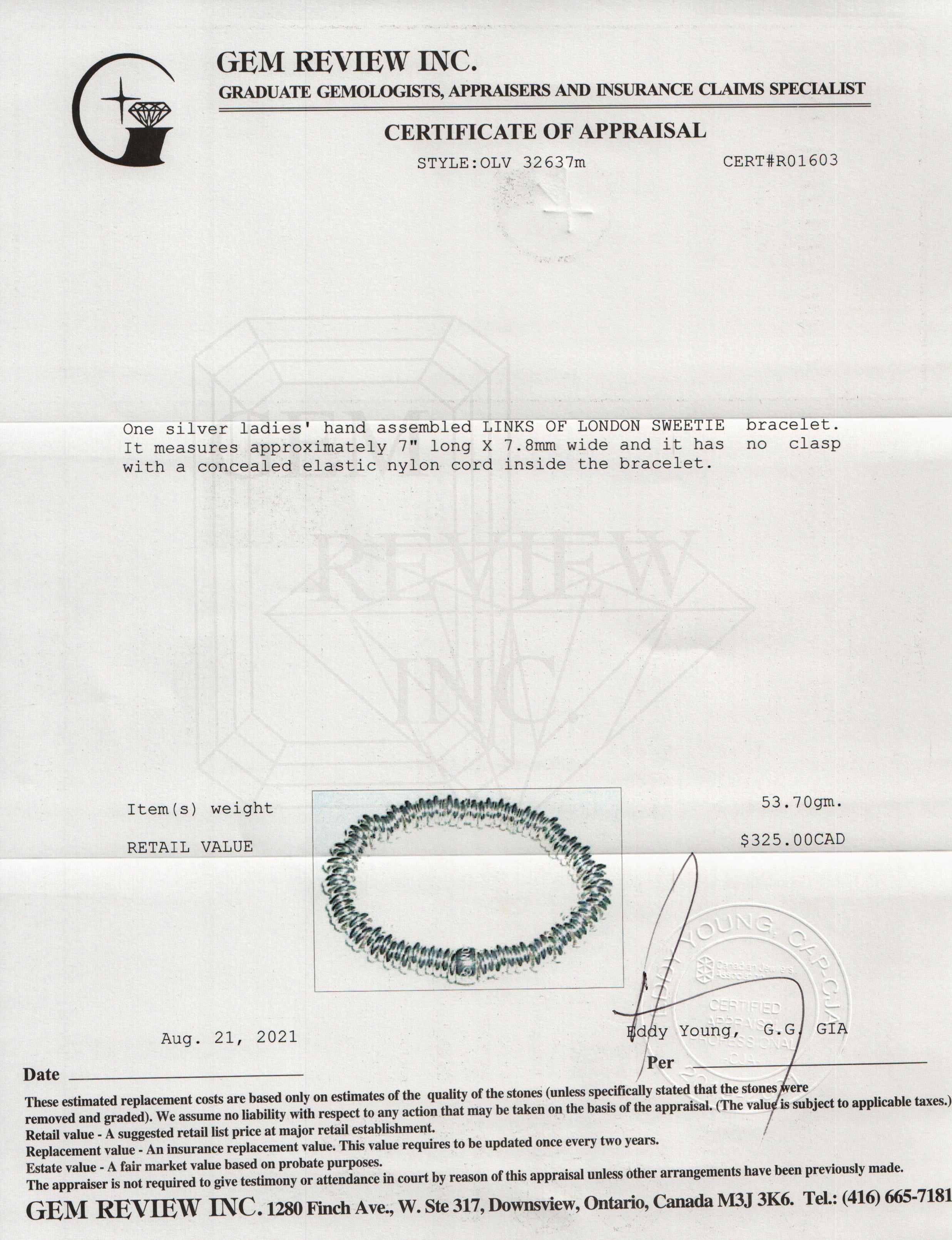 Links of London Sweetie Charm Bracelet