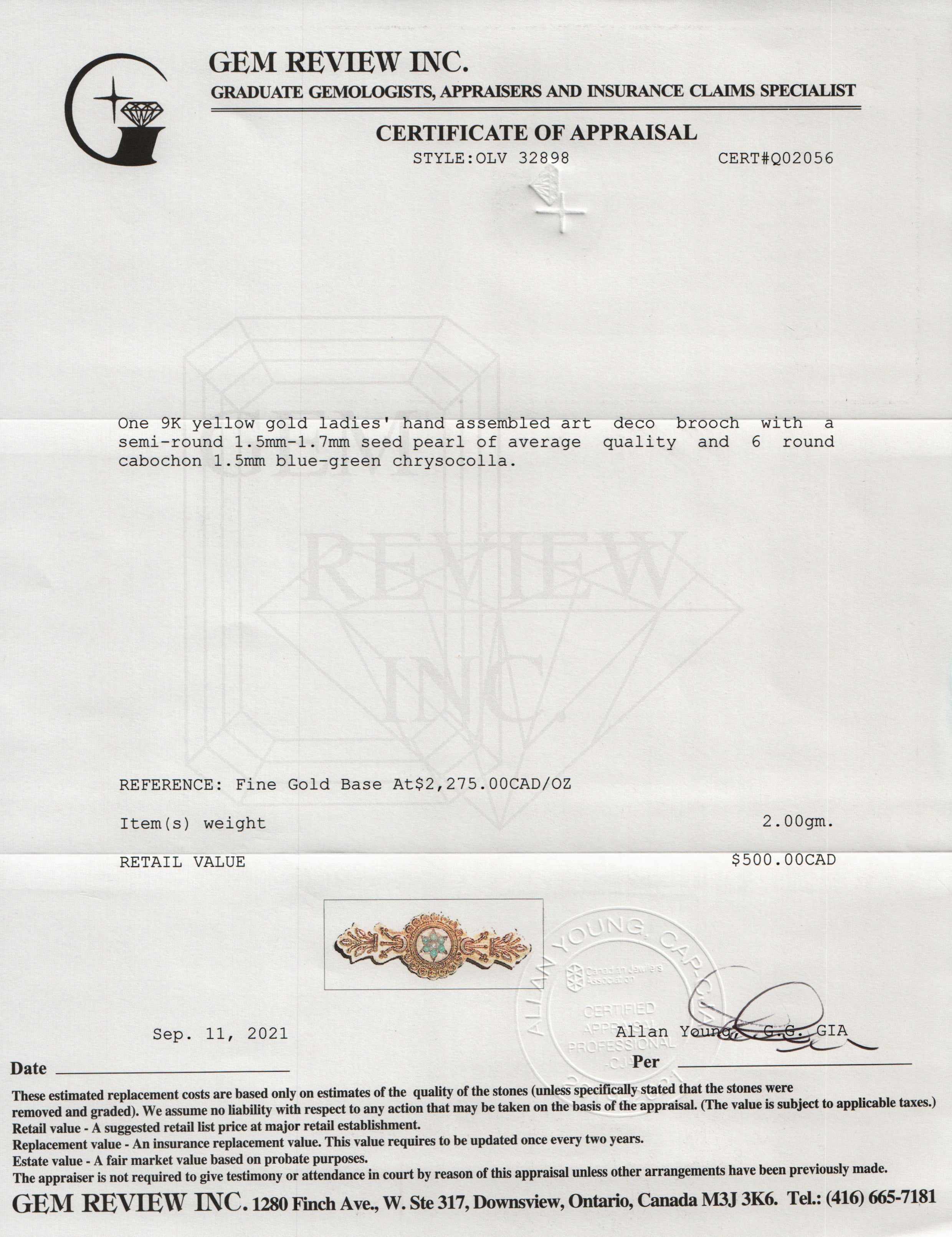 Antique Art Deco Brooch