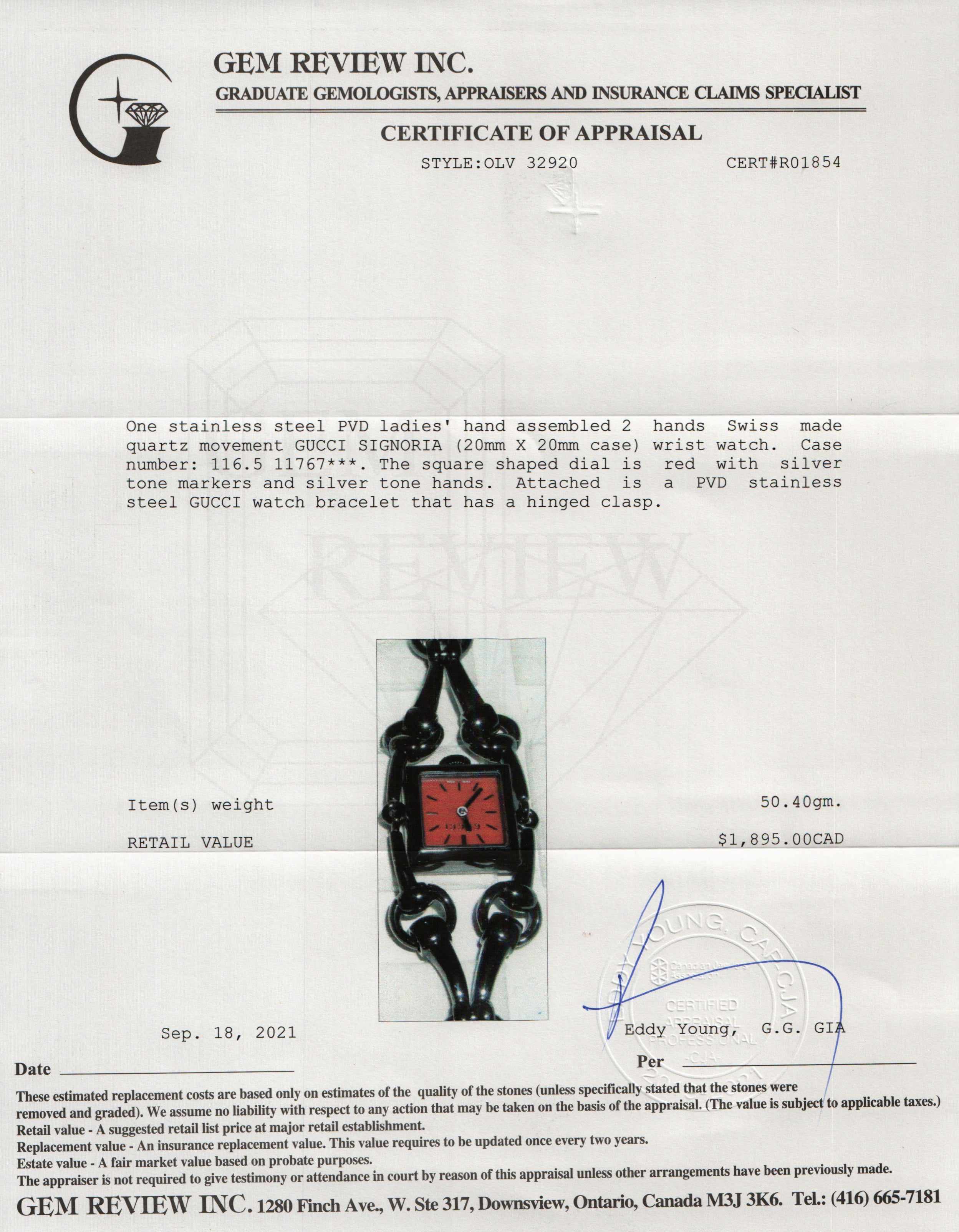 Gucci Signoria Watch