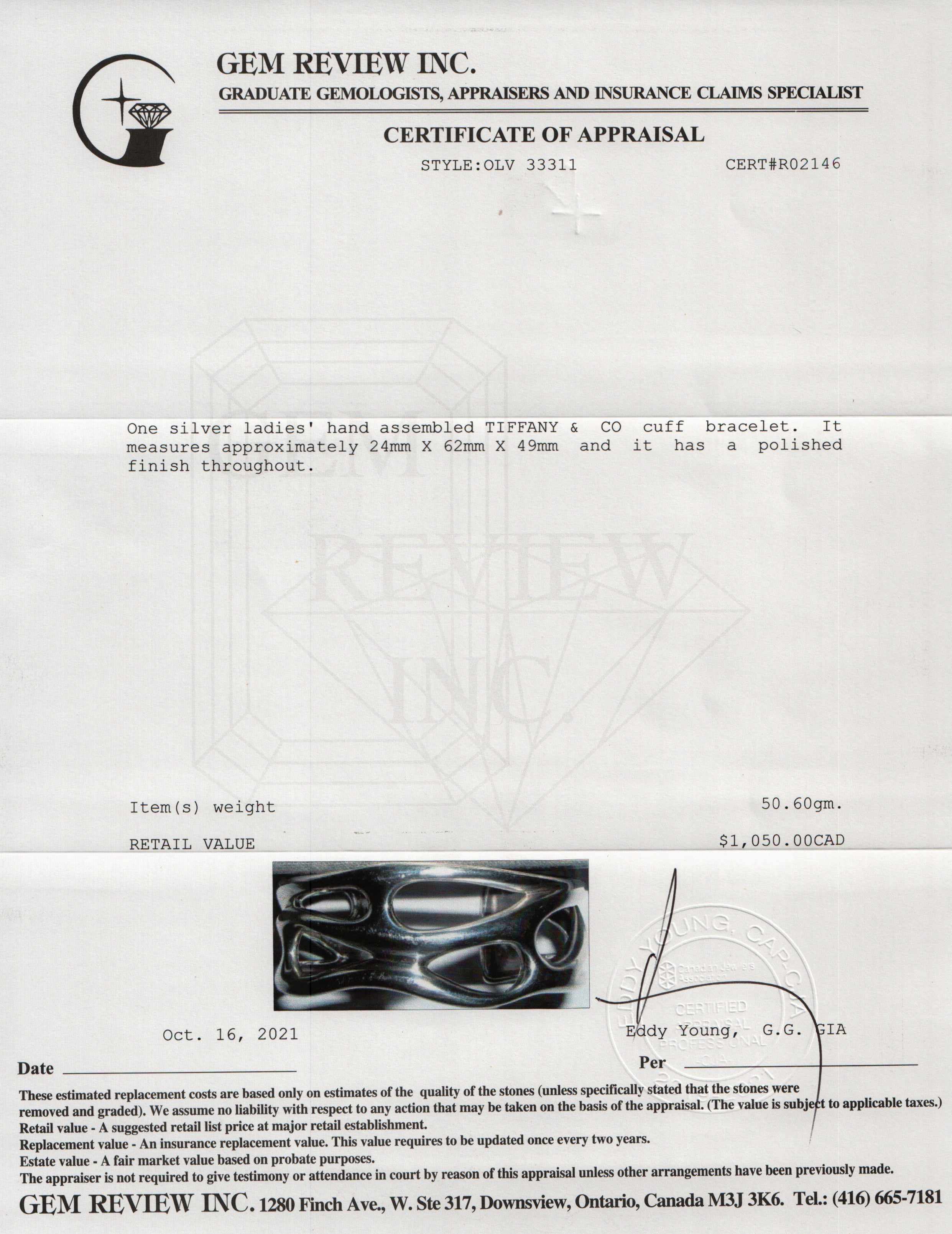 Tiffany & Co. Vintage Cuff Bracelet