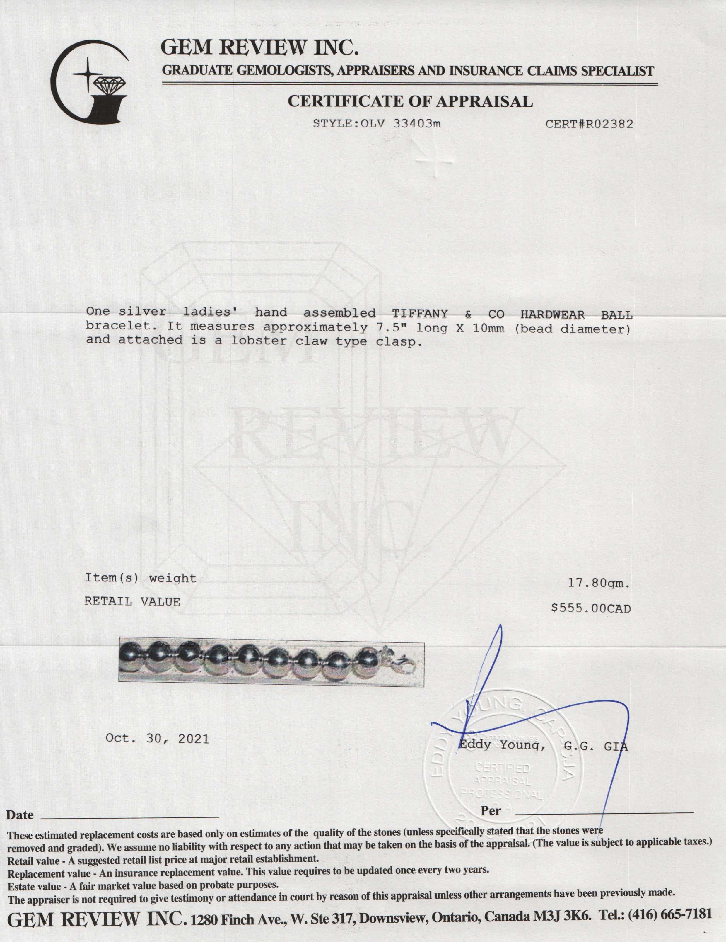 Tiffany & Co. HardWear Ball Bracelet