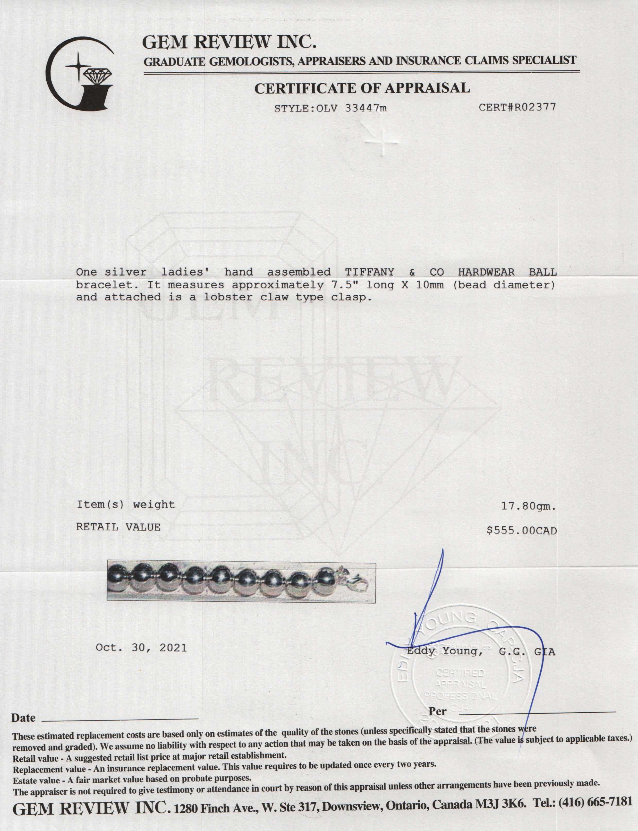 Tiffany & Co. HardWear Ball Bracelet