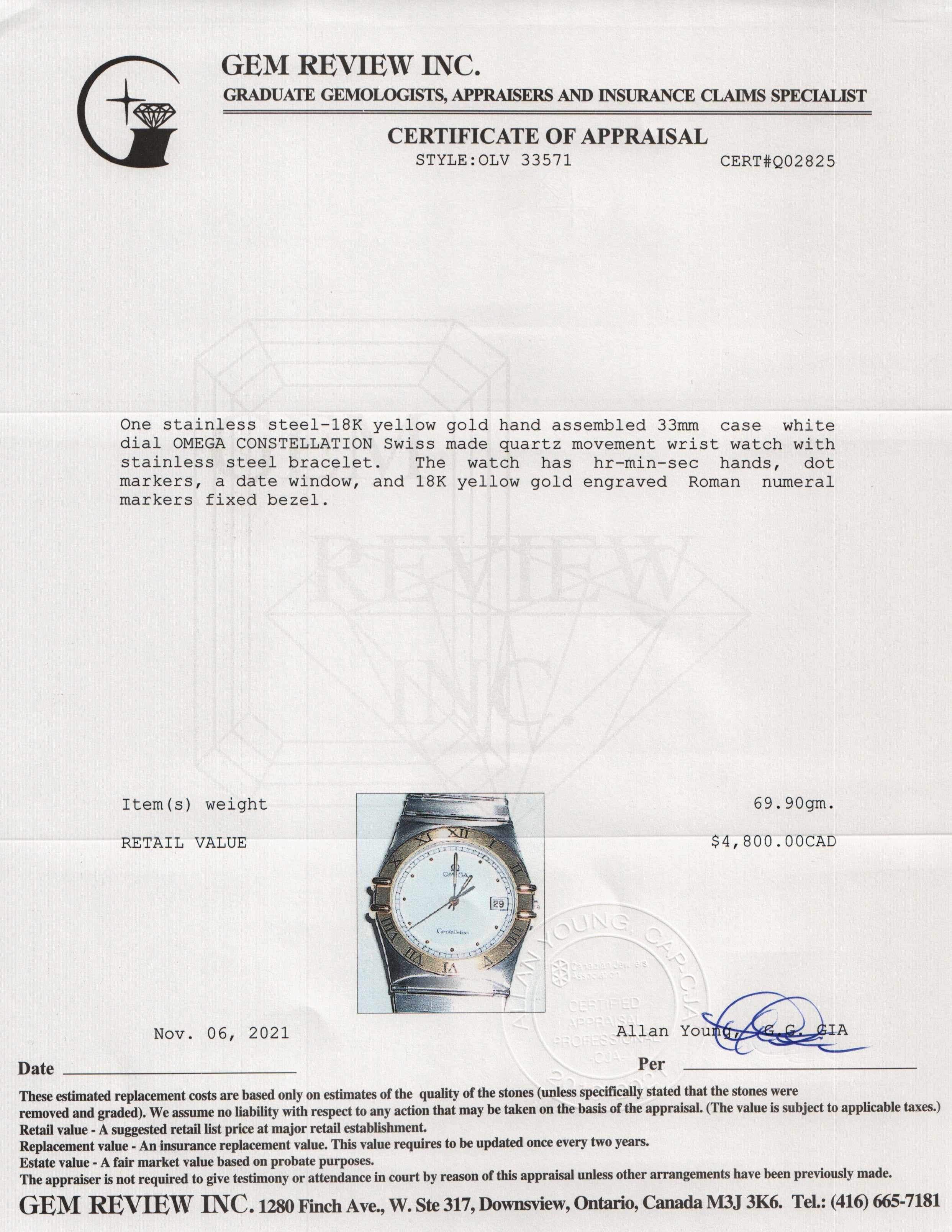 Omega Constellation Watch