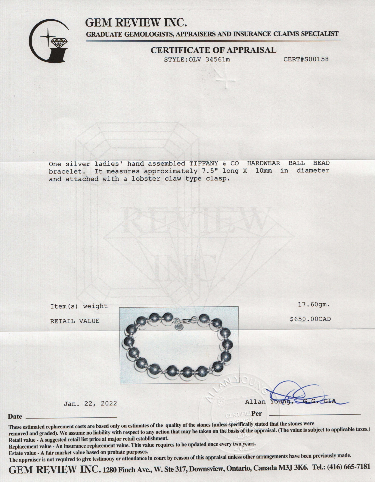 Tiffany & Co. HardWear Ball Bracelet