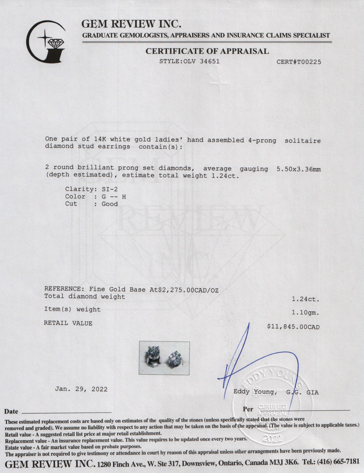 Diamond Stud Earrings