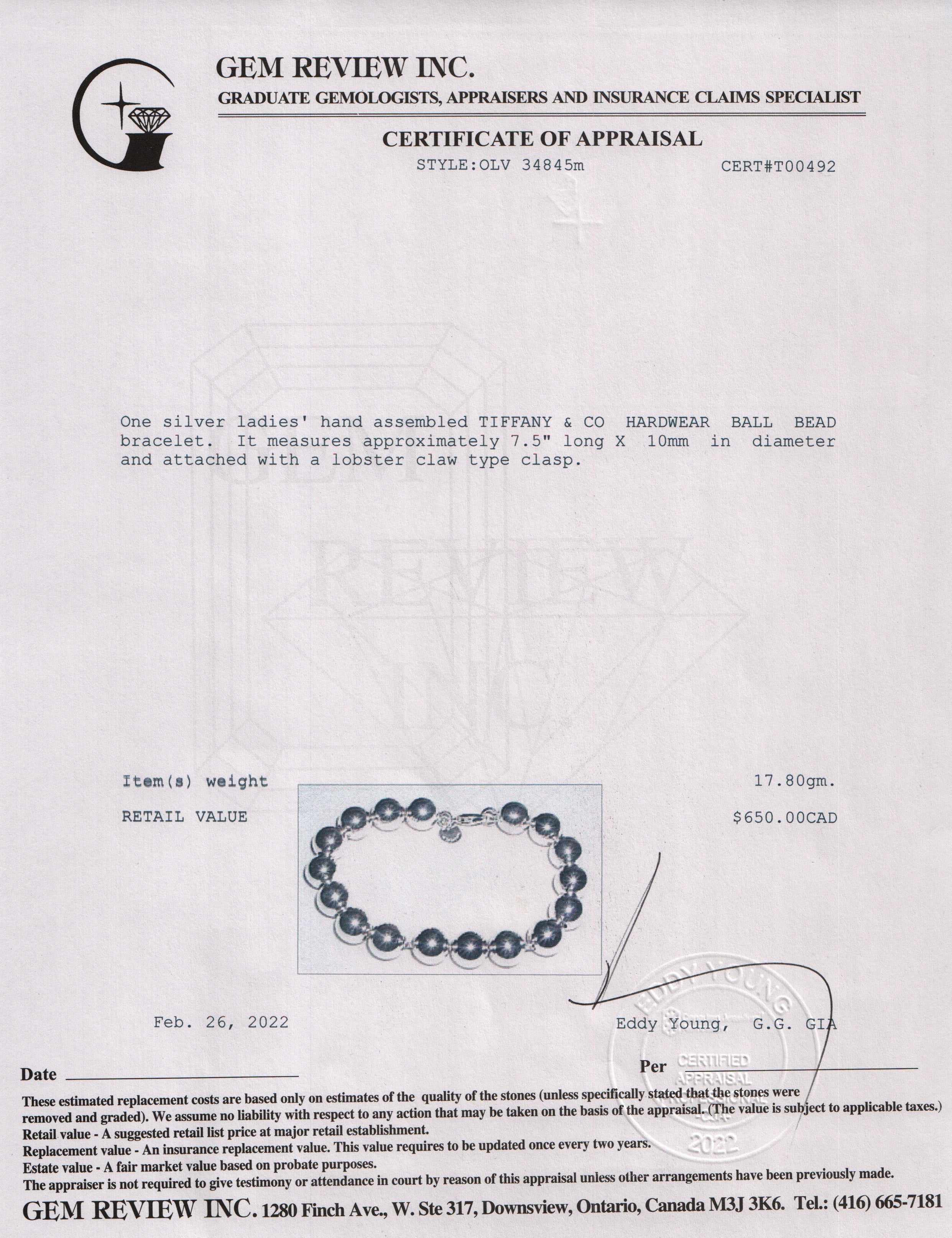 Tiffany & Co. HardWear Ball Bracelet