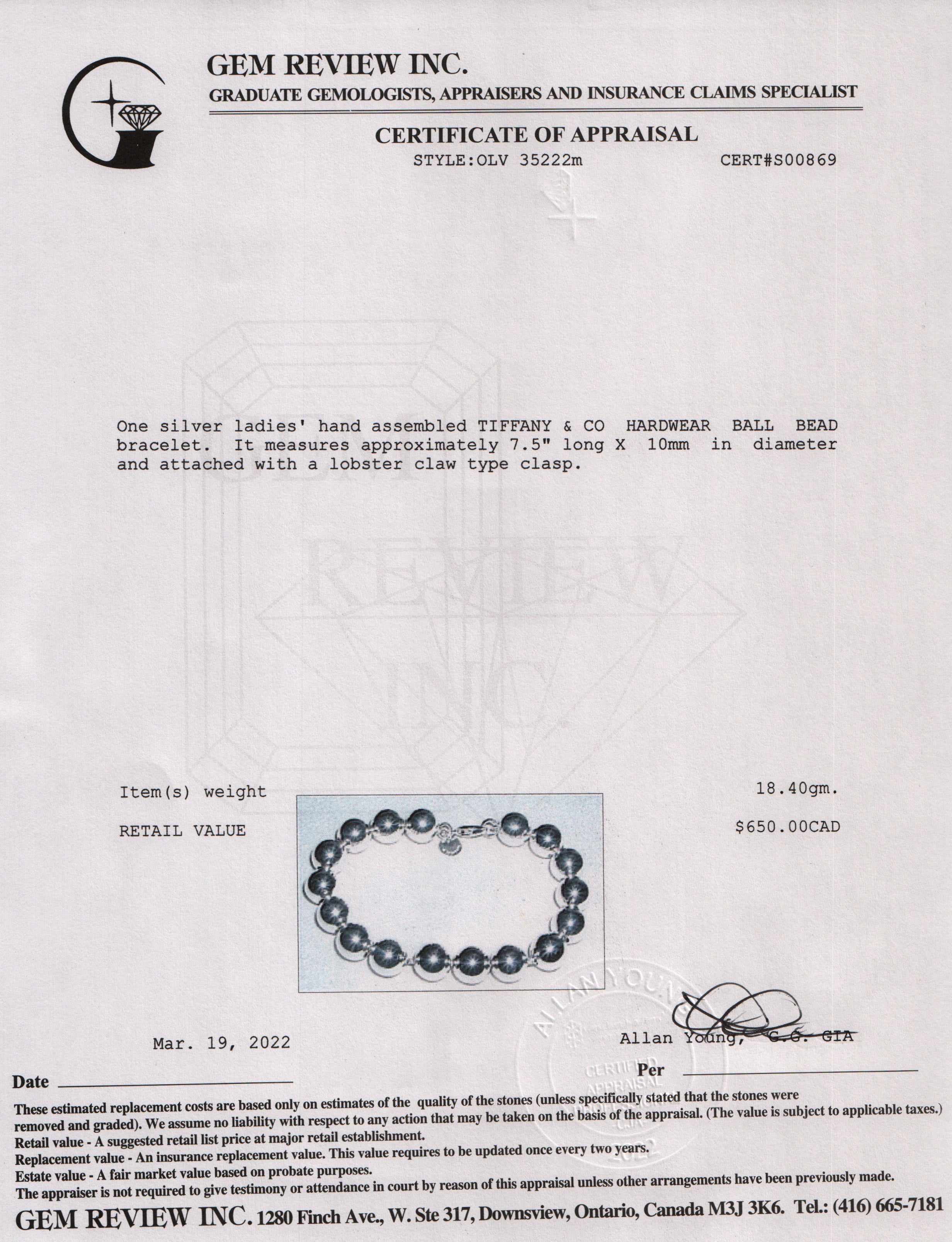 Tiffany & Co. HardWear Ball Bracelet