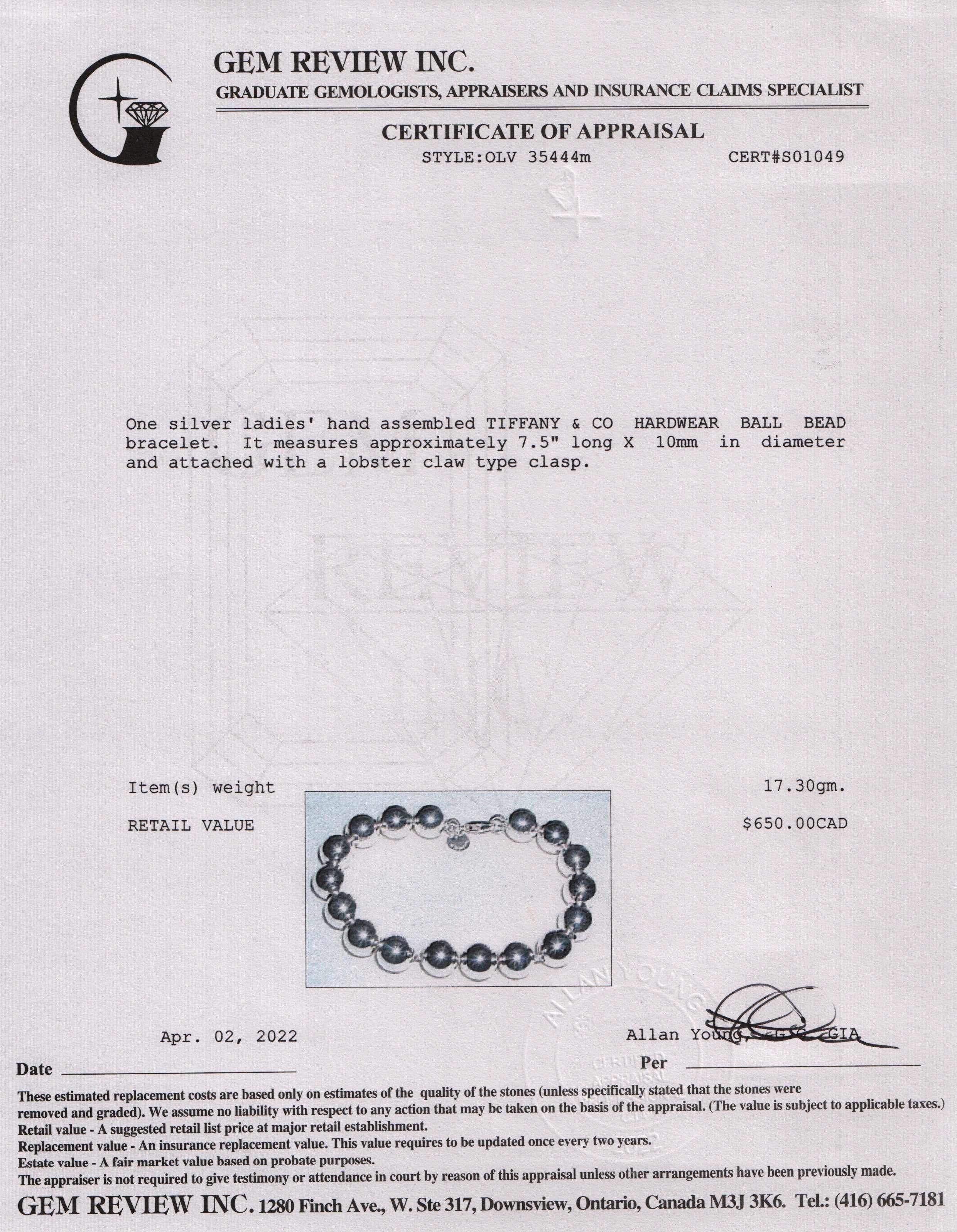 Tiffany & Co. HardWear Ball Bracelet