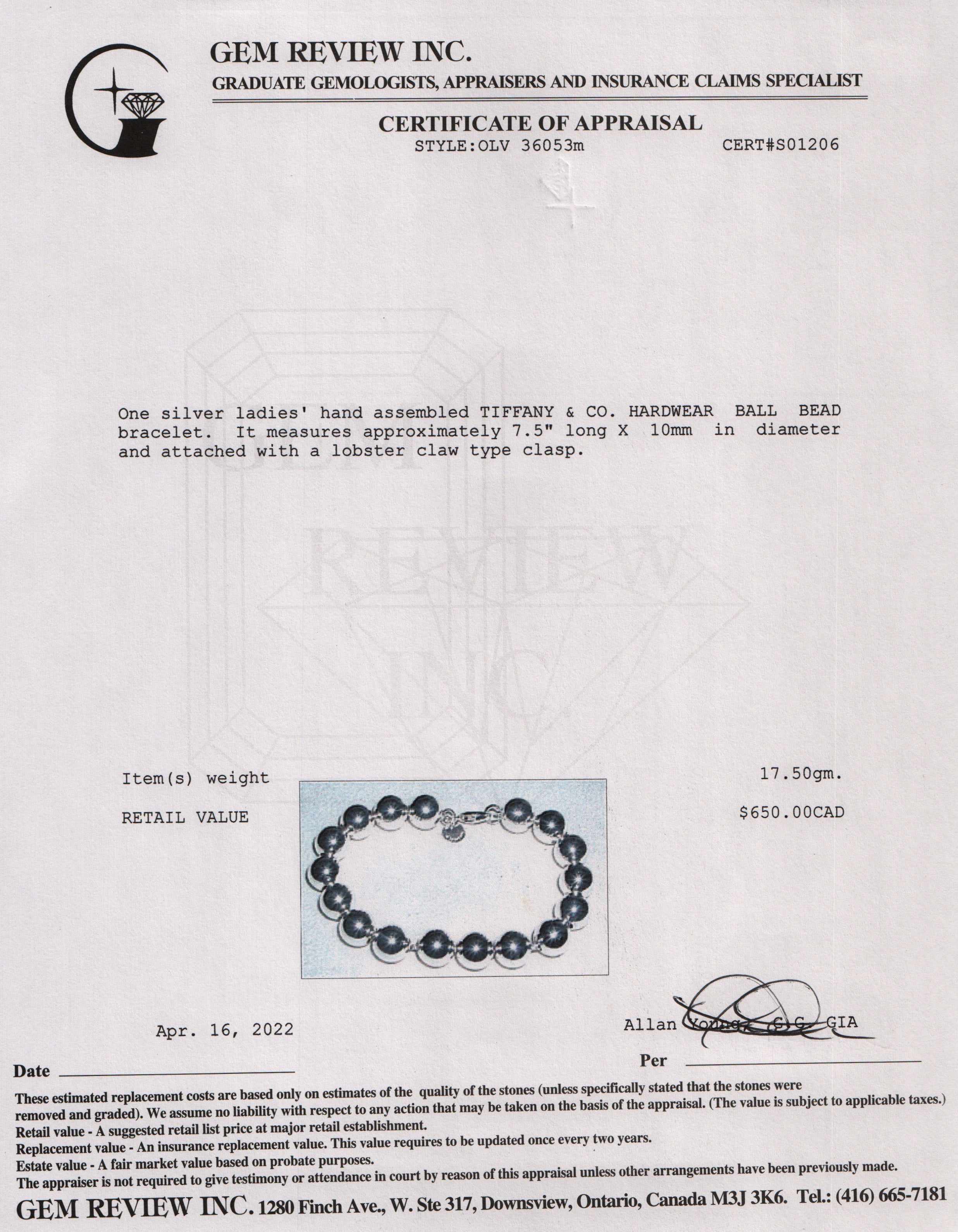 Tiffany & Co. HardWear Ball Bracelet