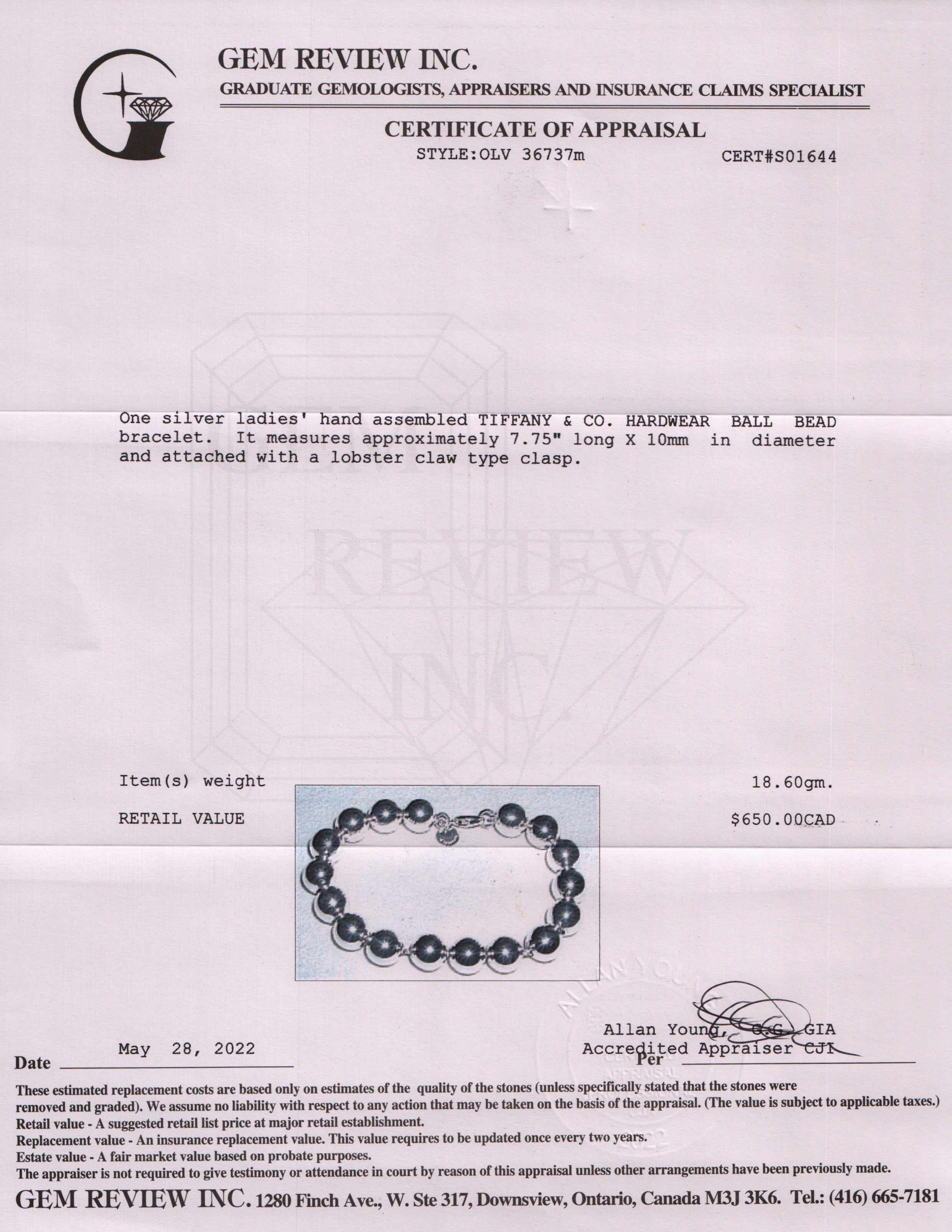 Tiffany & Co. HardWear Ball Bracelet