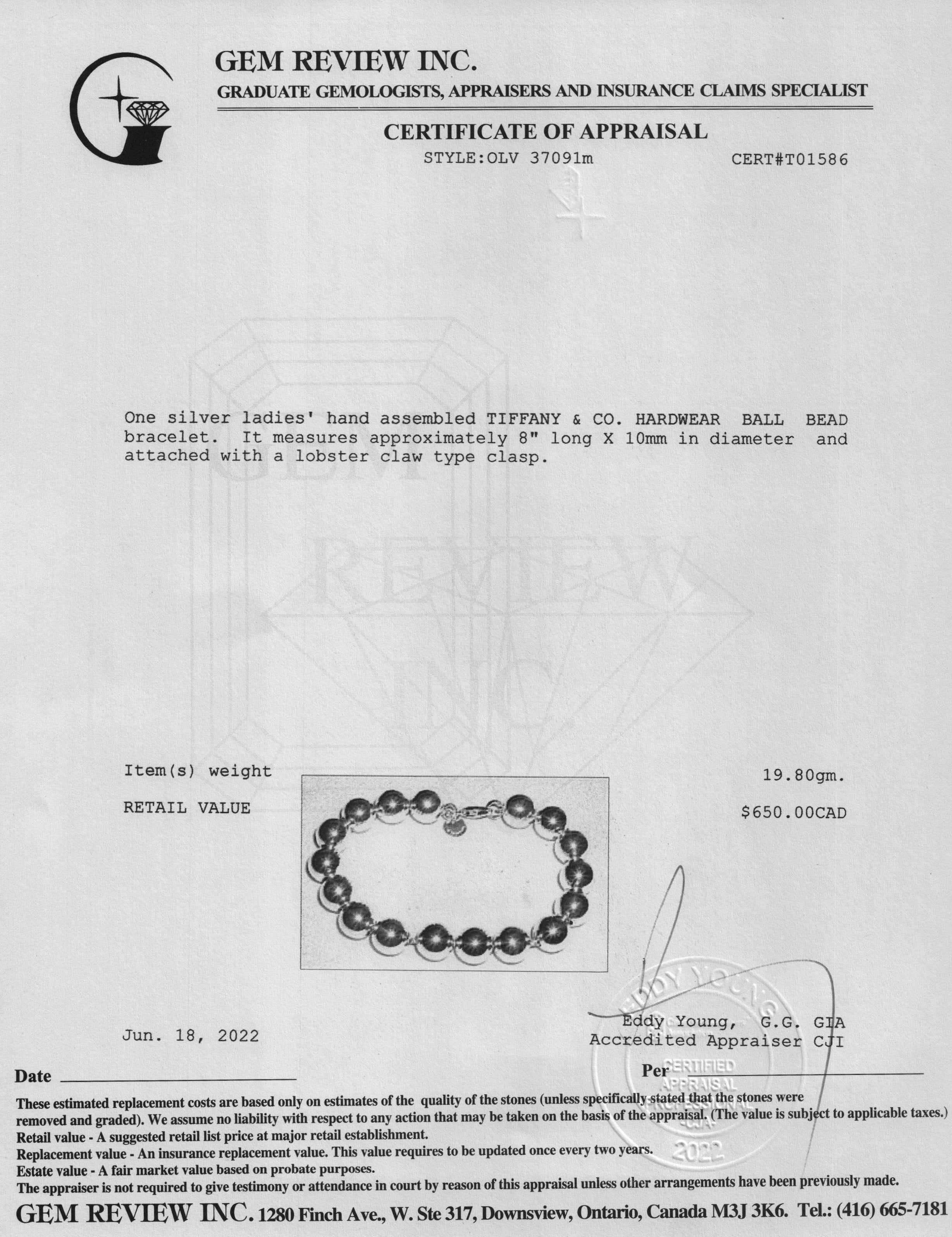 Tiffany & Co. HardWear Ball Bracelet