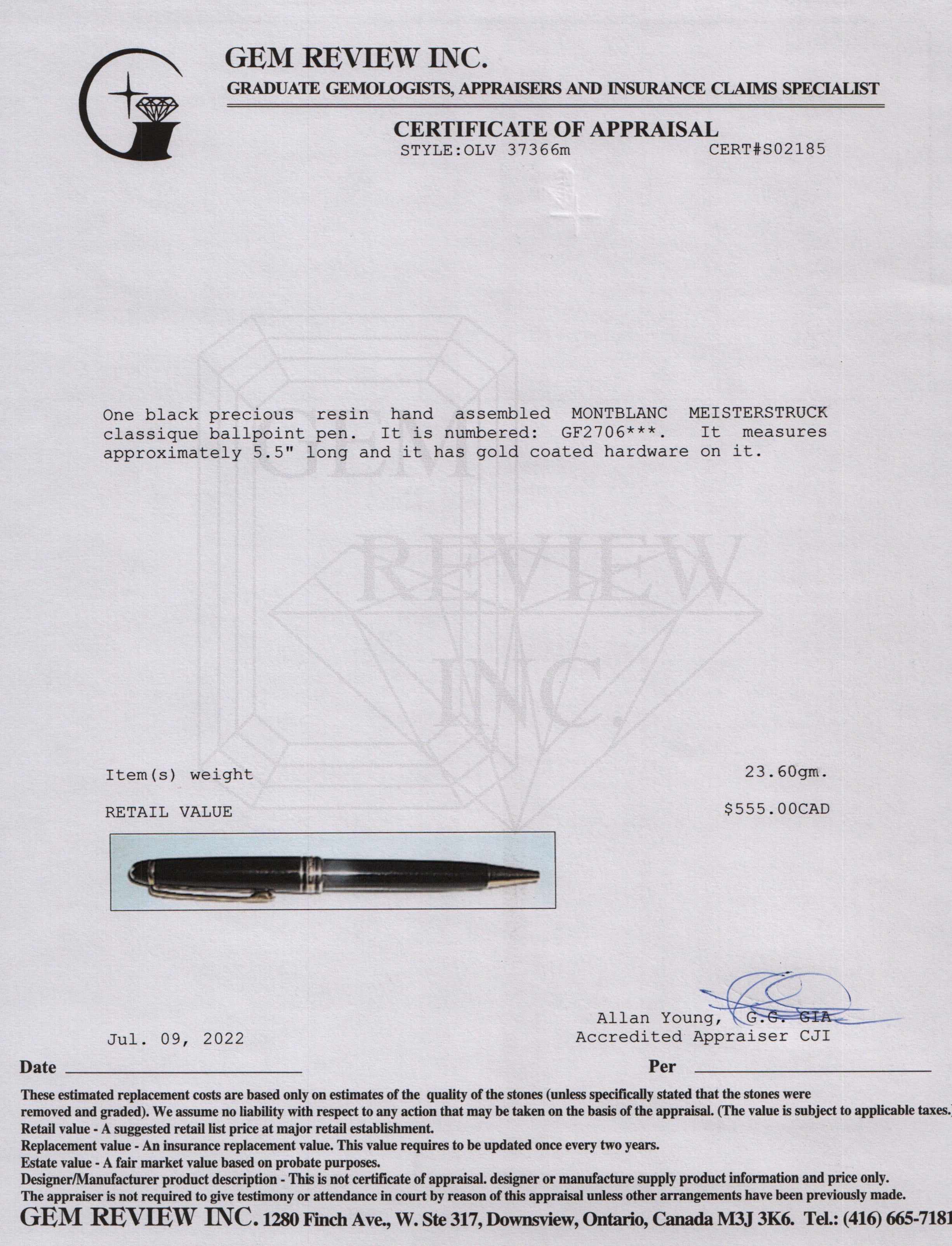 Montblanc Meisterstuck Classique Ballpoint Pen w/ Box