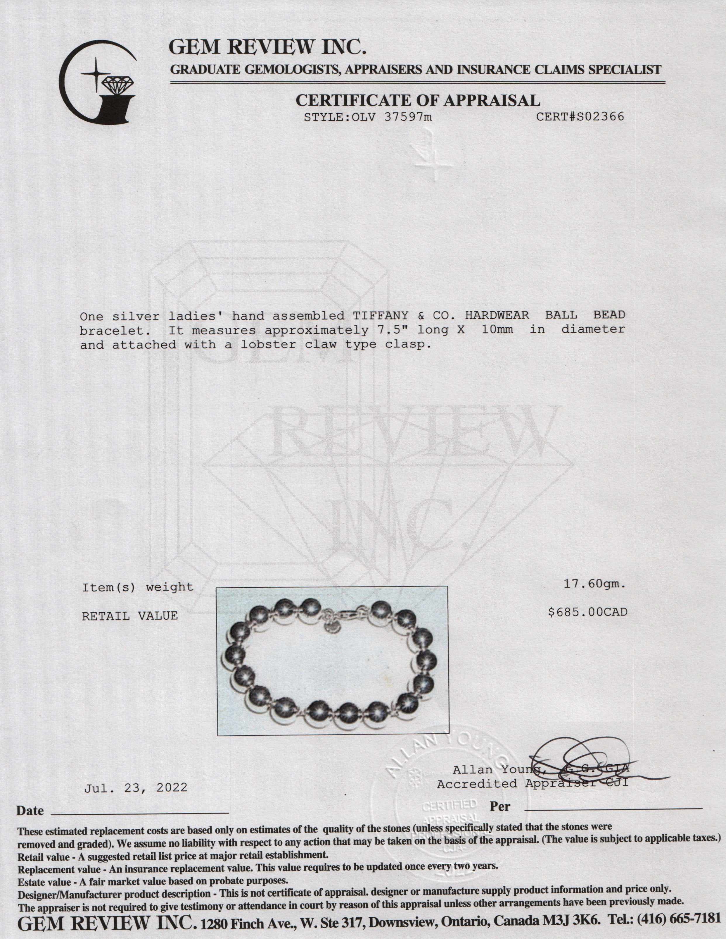 Tiffany & Co. HardWear Ball Bracelet