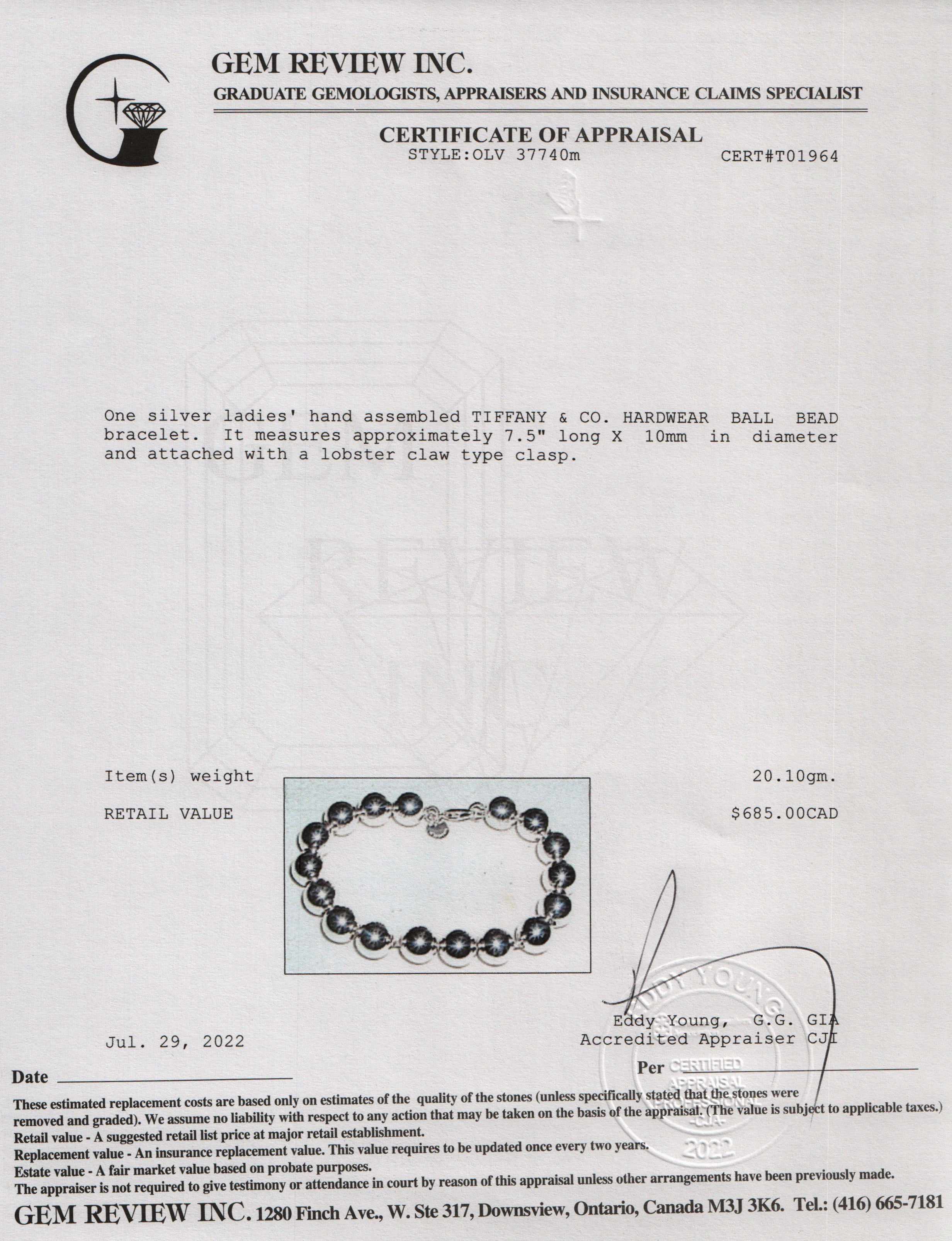 Tiffany & Co. HardWear Ball Bracelet