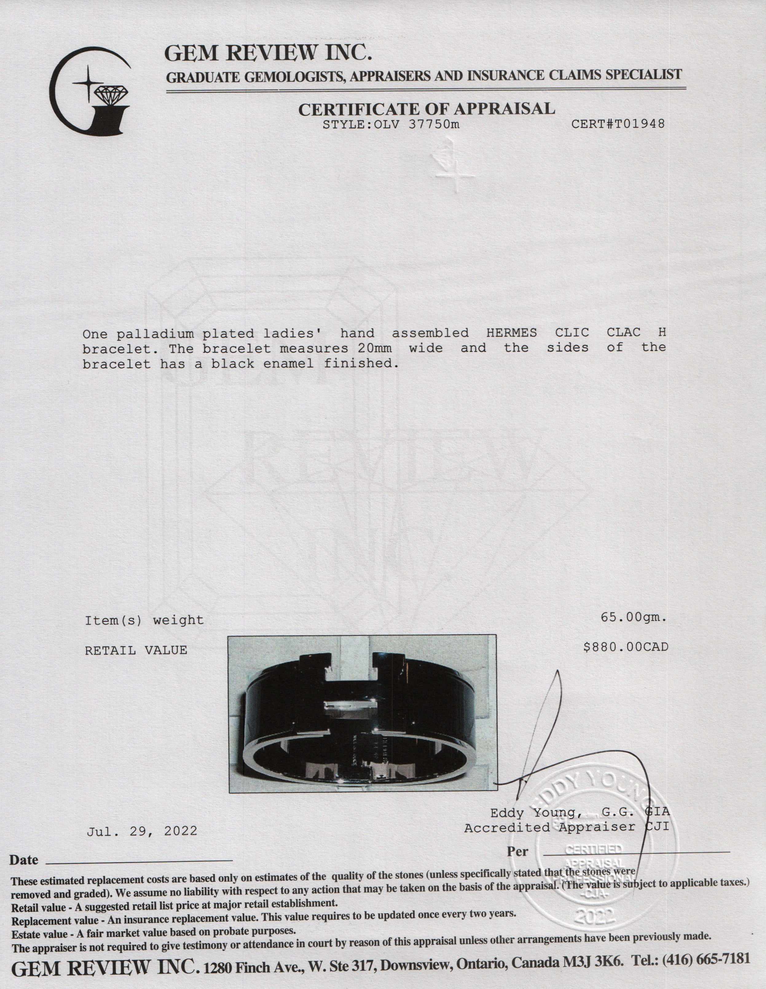 Hermes Clic Clac H Bracelet