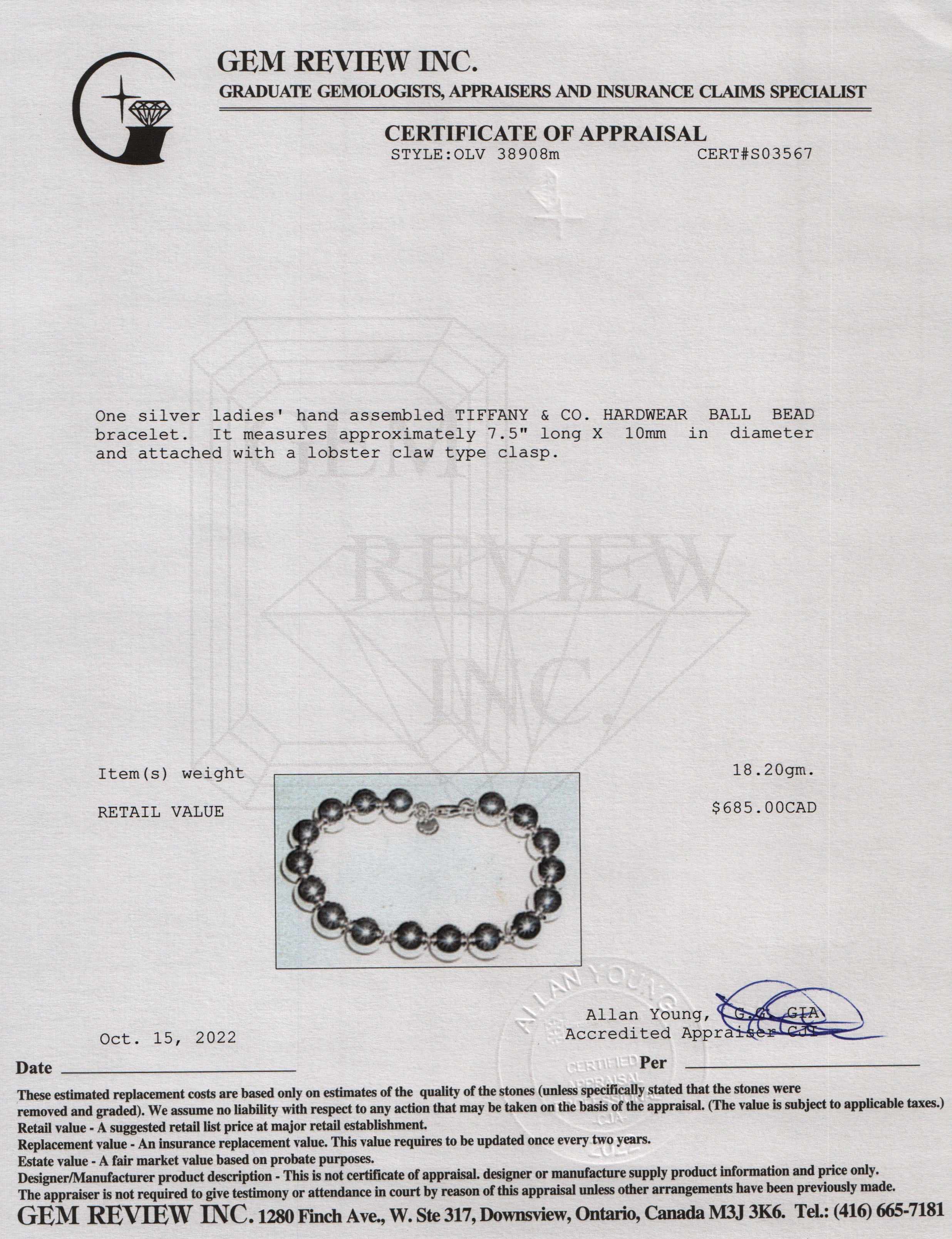 Tiffany & Co. HardWear Ball Bracelet