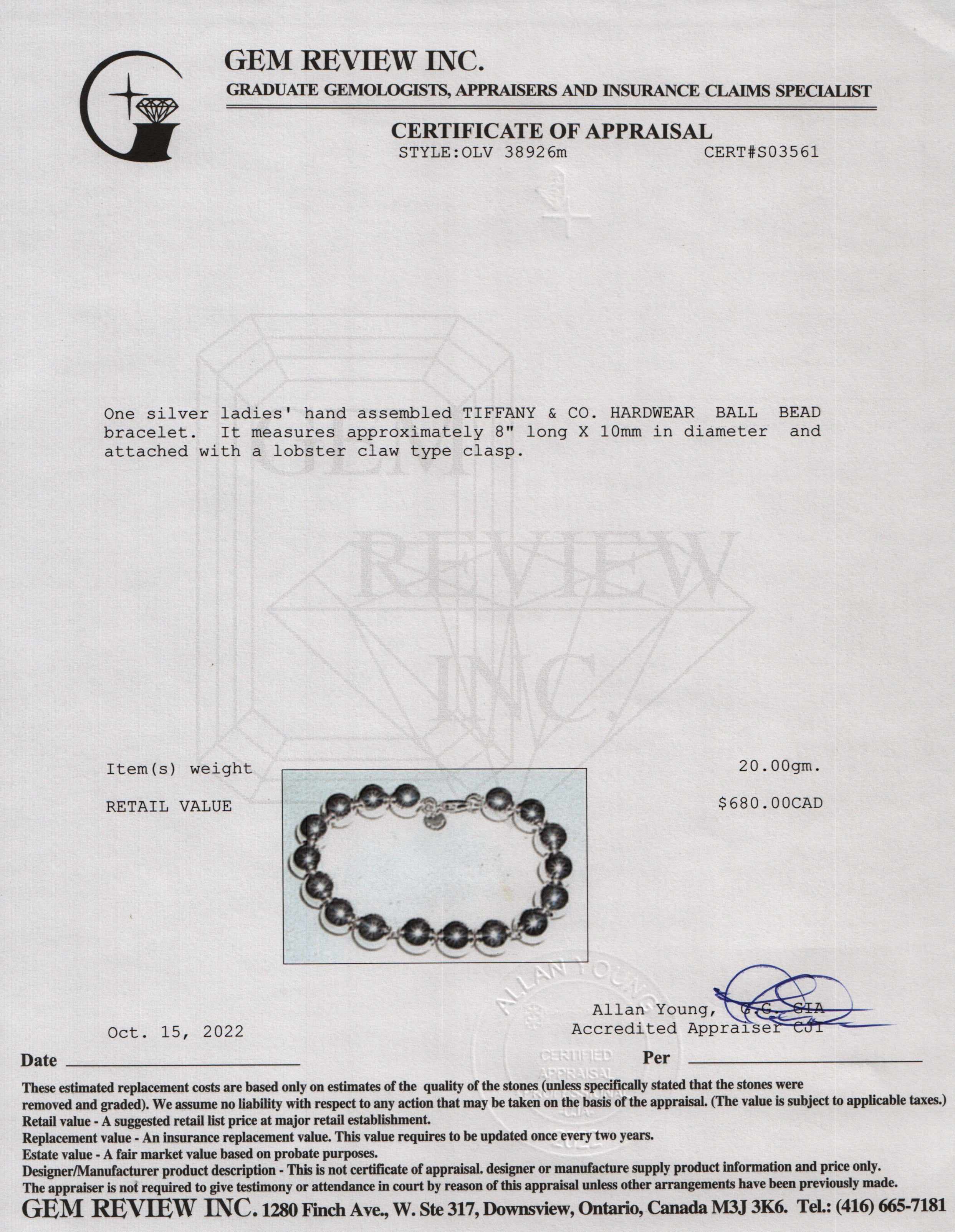 Tiffany & Co. HardWear Ball Bracelet