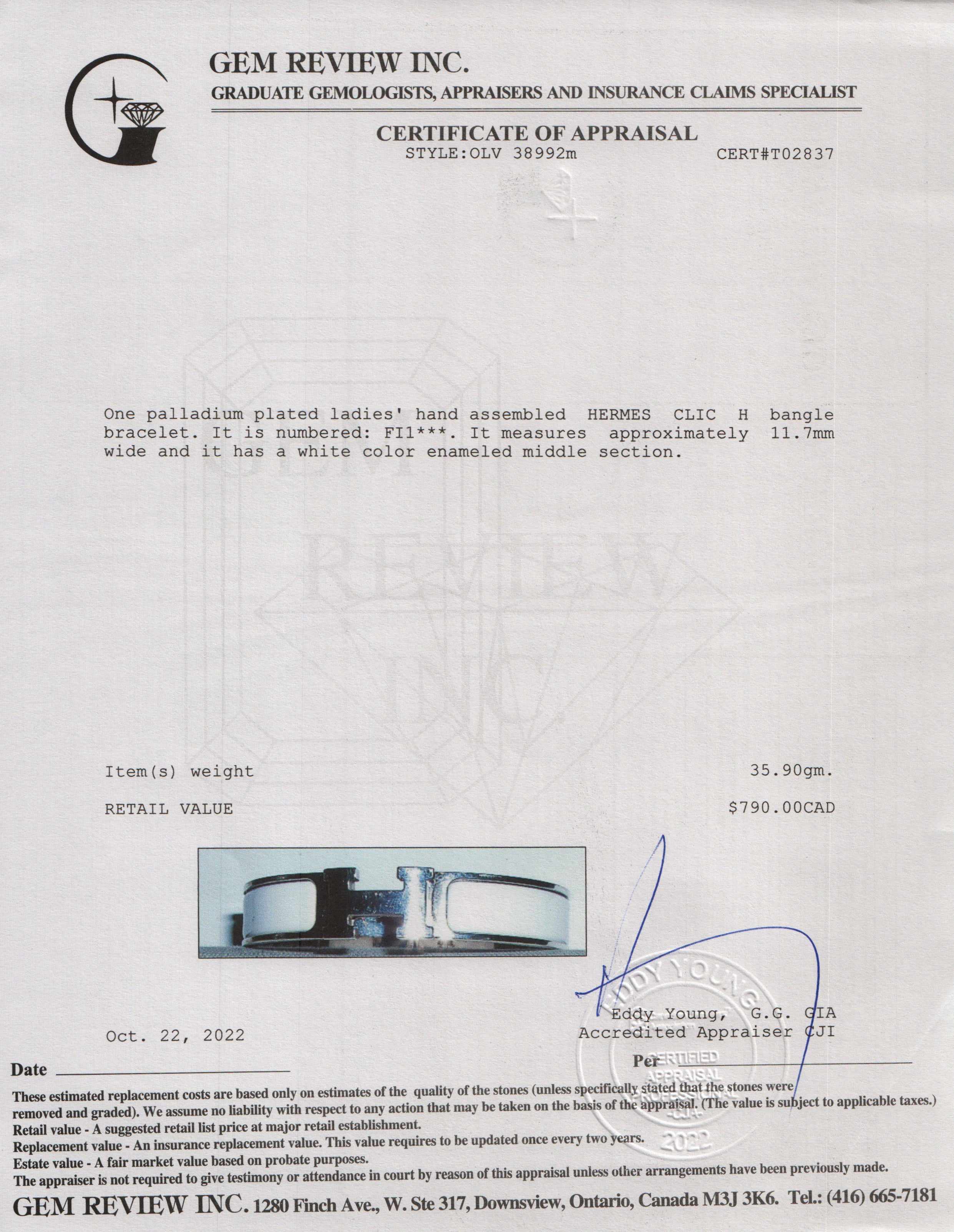 Hermes Clic H Bracelet