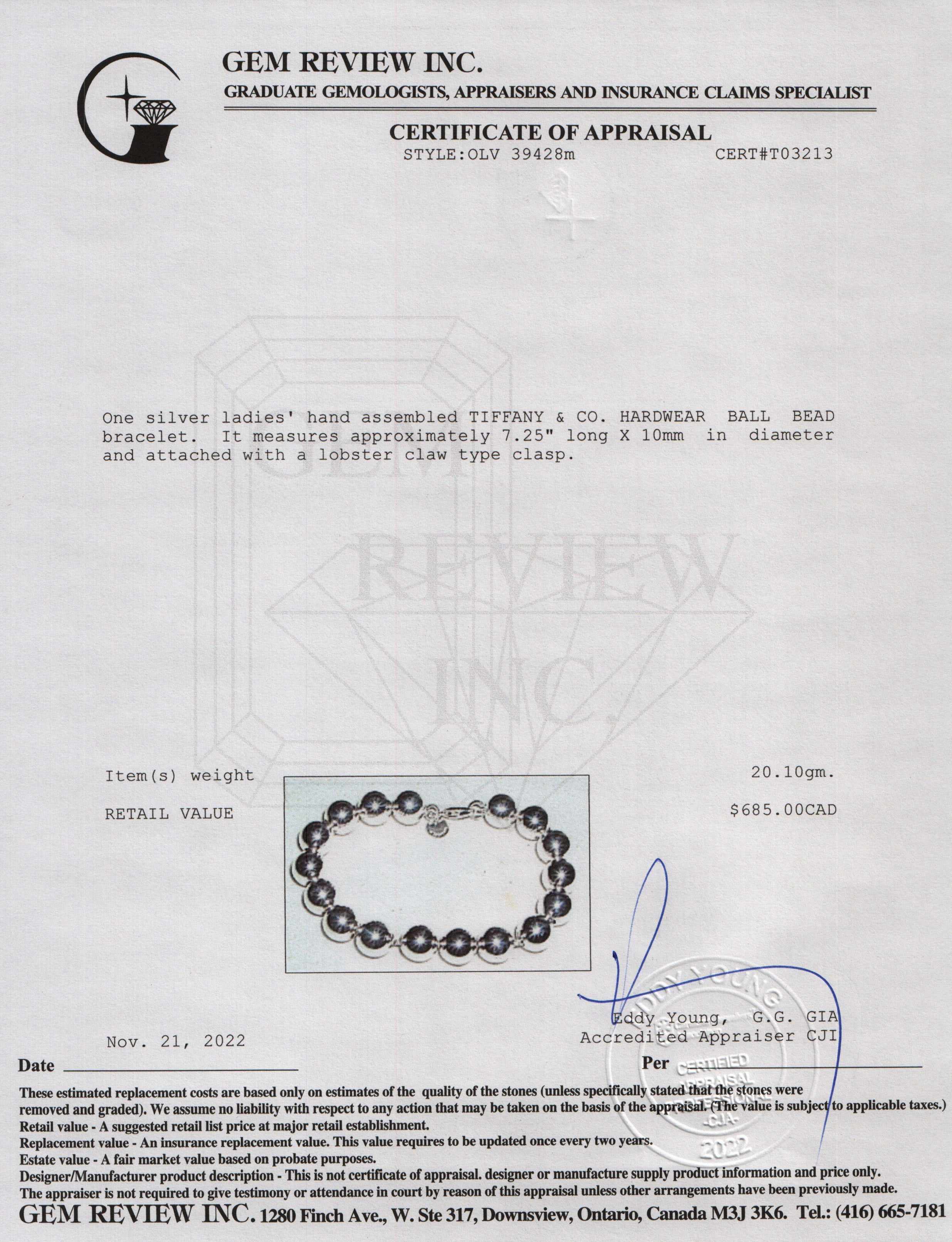 Tiffany & Co. HardWear Ball Bracelet