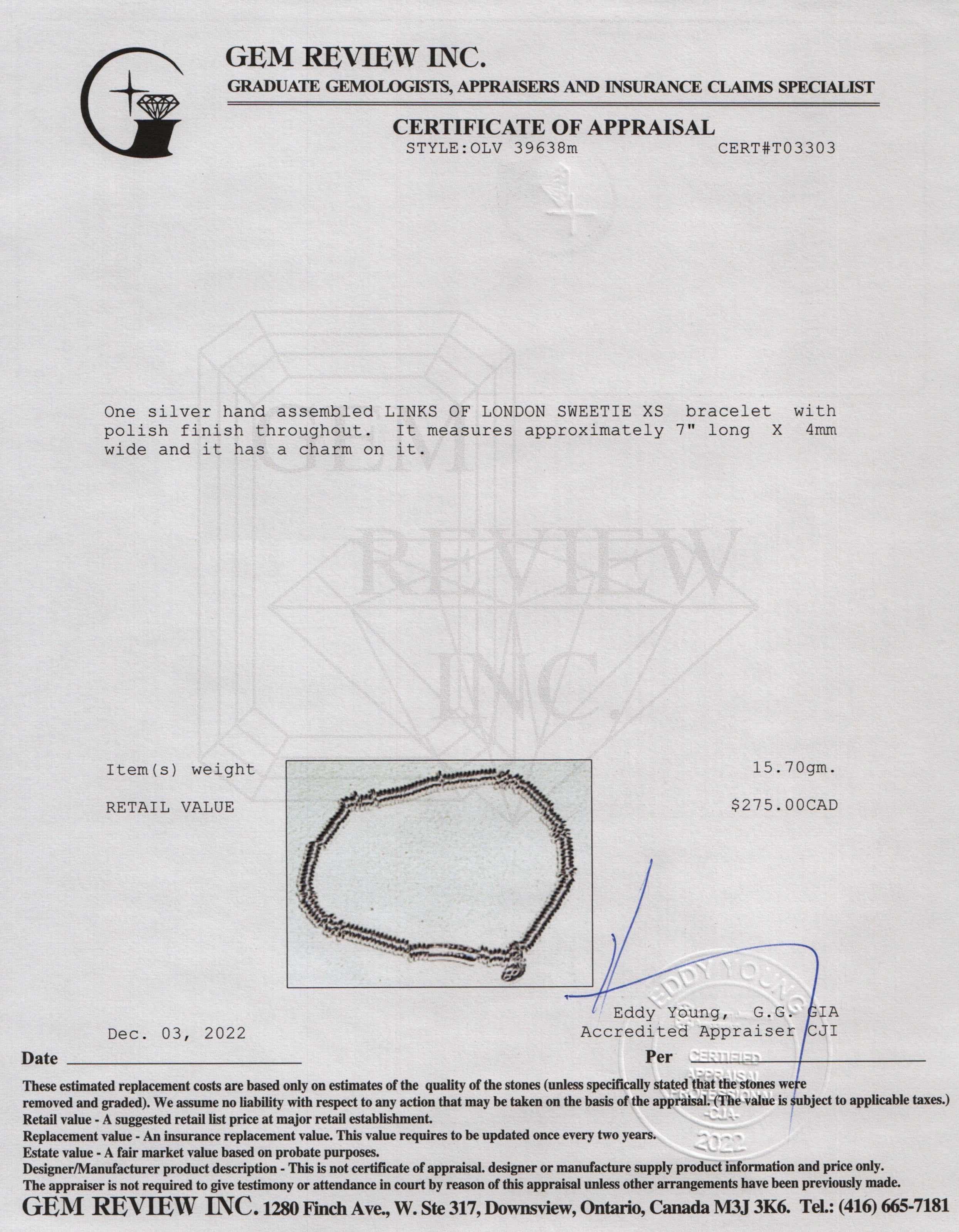 Links of London Sweetie XS Bracelet
