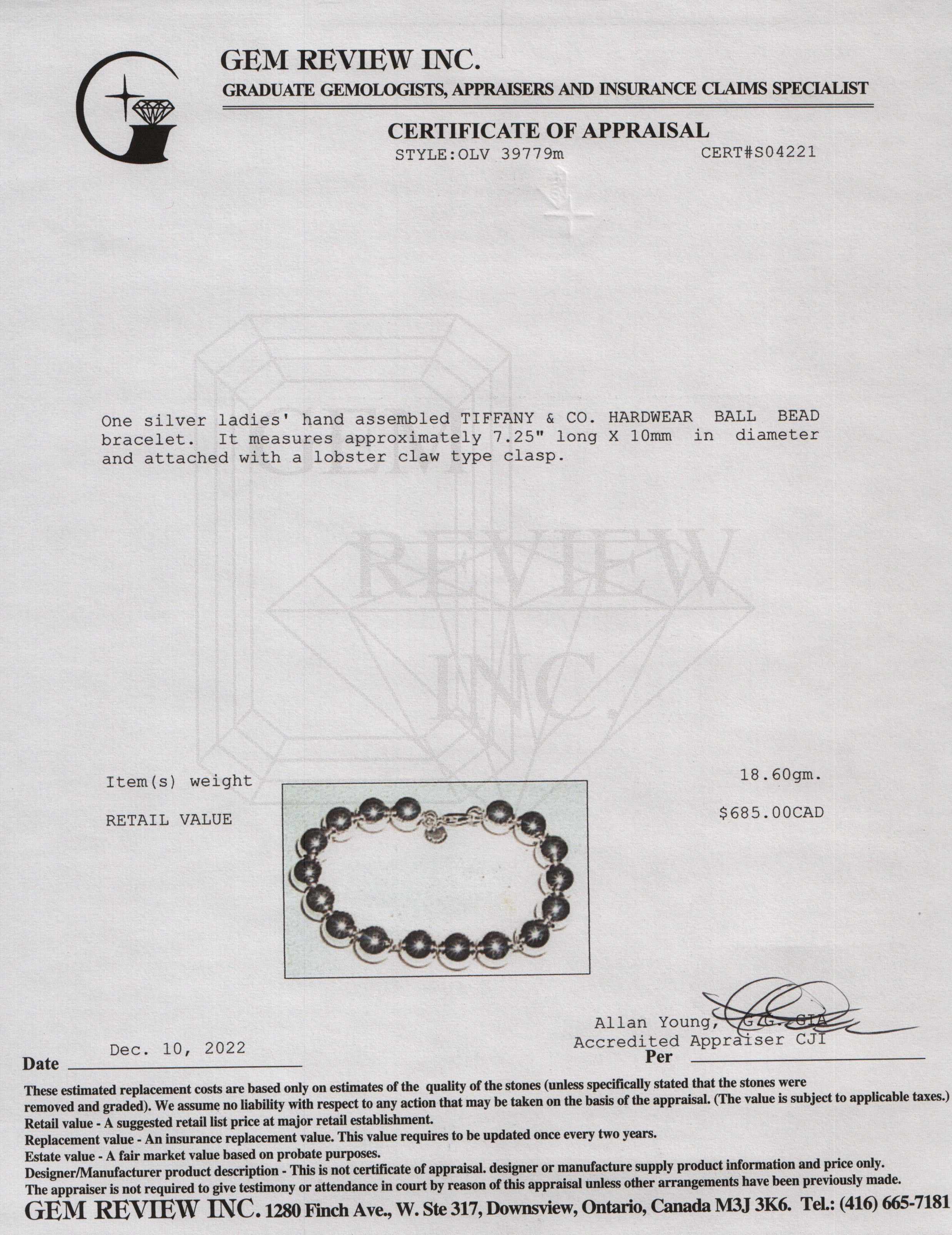 Tiffany & Co. HardWear Ball Bracelet
