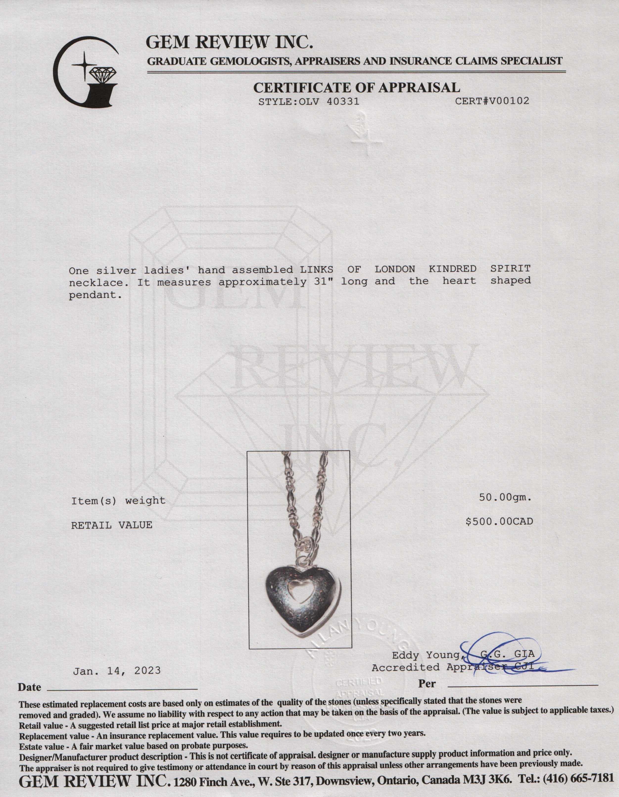 Links of London Kindred Spirit Locket Necklace