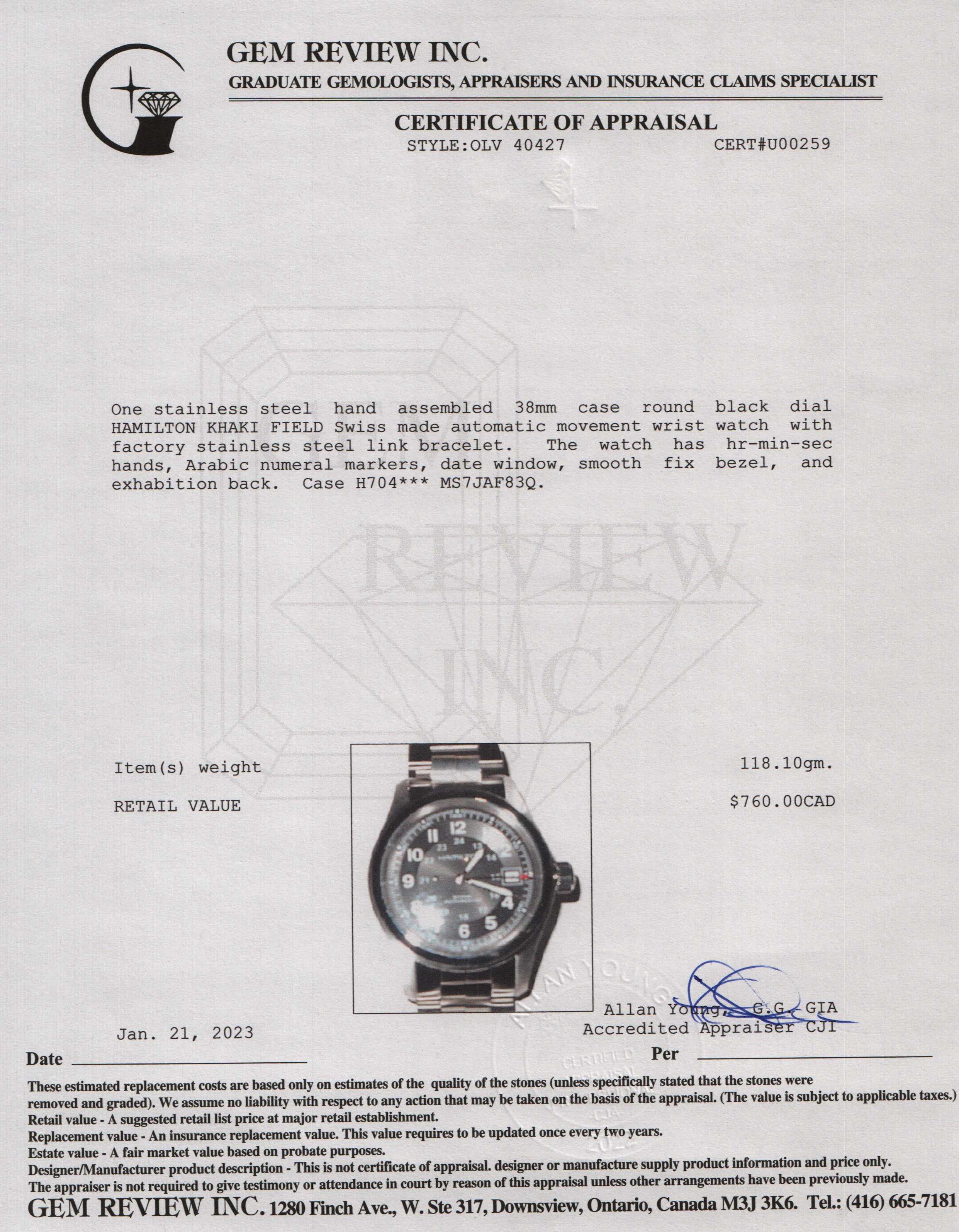 Hamilton Khaki Field Watch