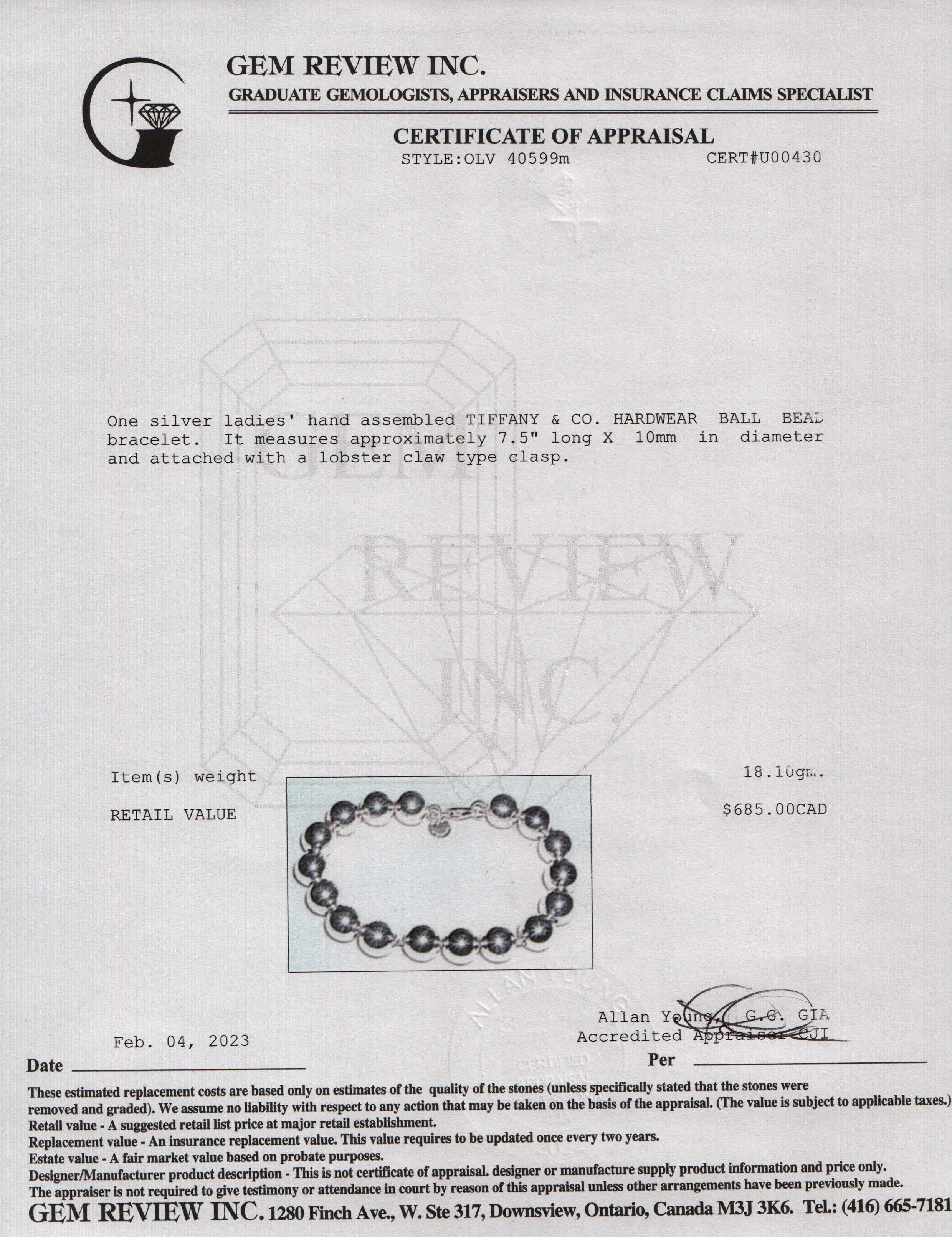 Tiffany & Co. HardWear Ball Bracelet