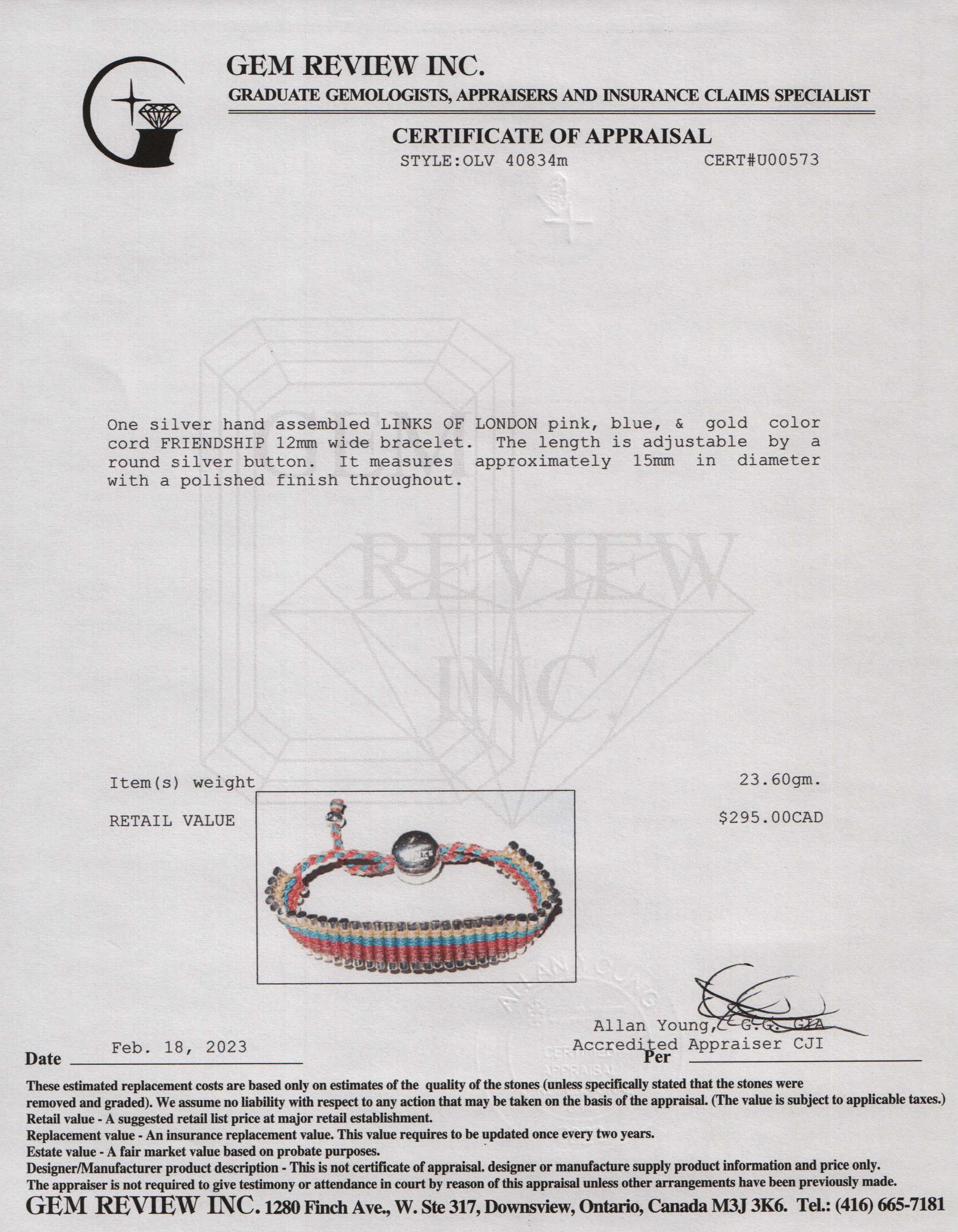 Links of London Friendship Bracelet