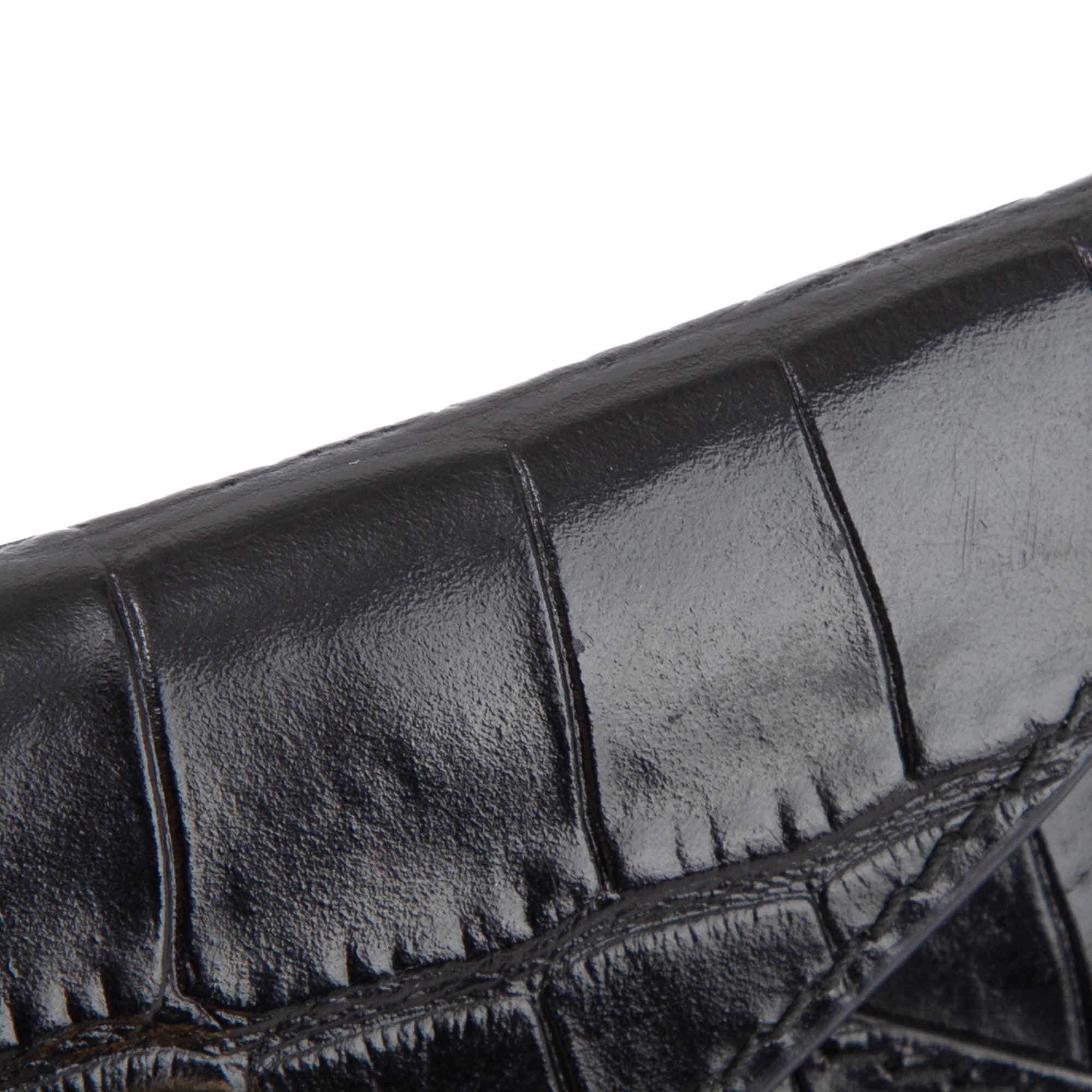 Alexander McQueen Black Skull Envelope Card Holder