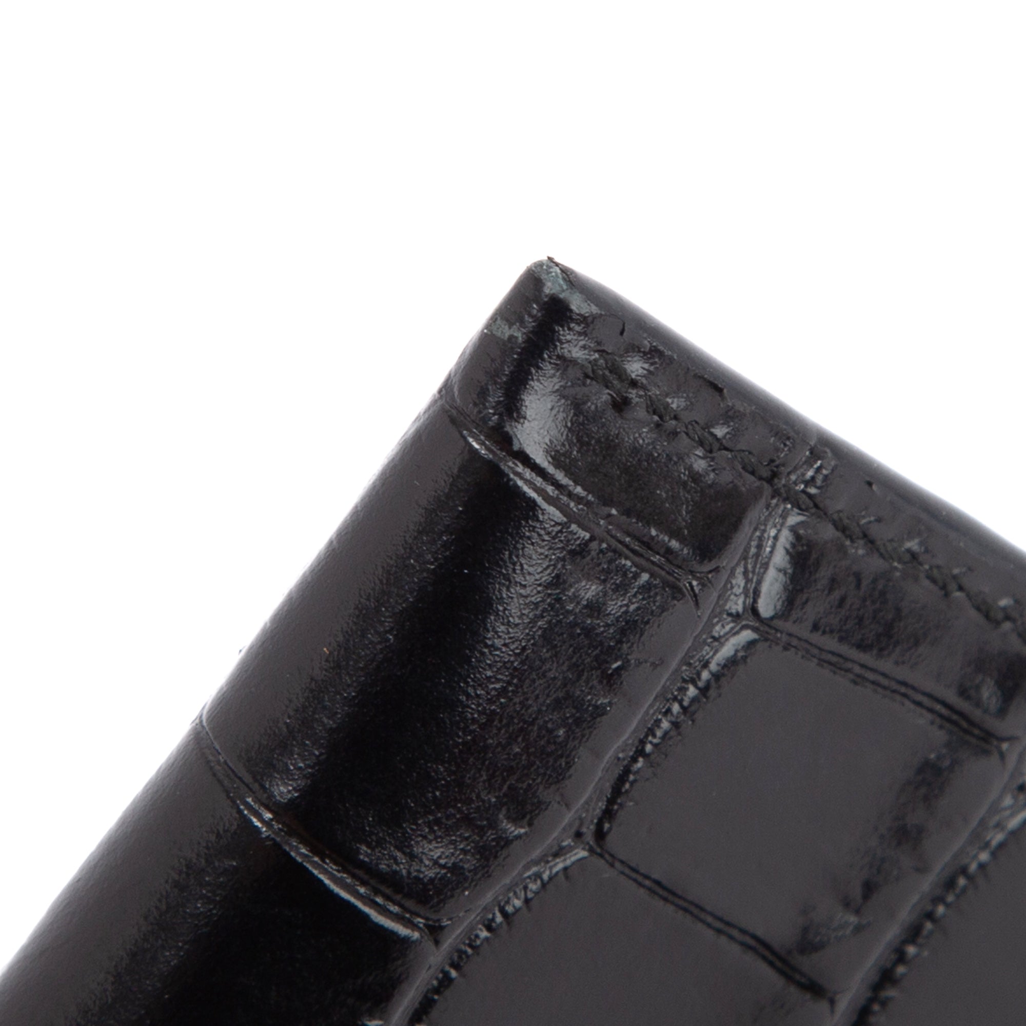 Alexander McQueen Black Skull Envelope Card Holder