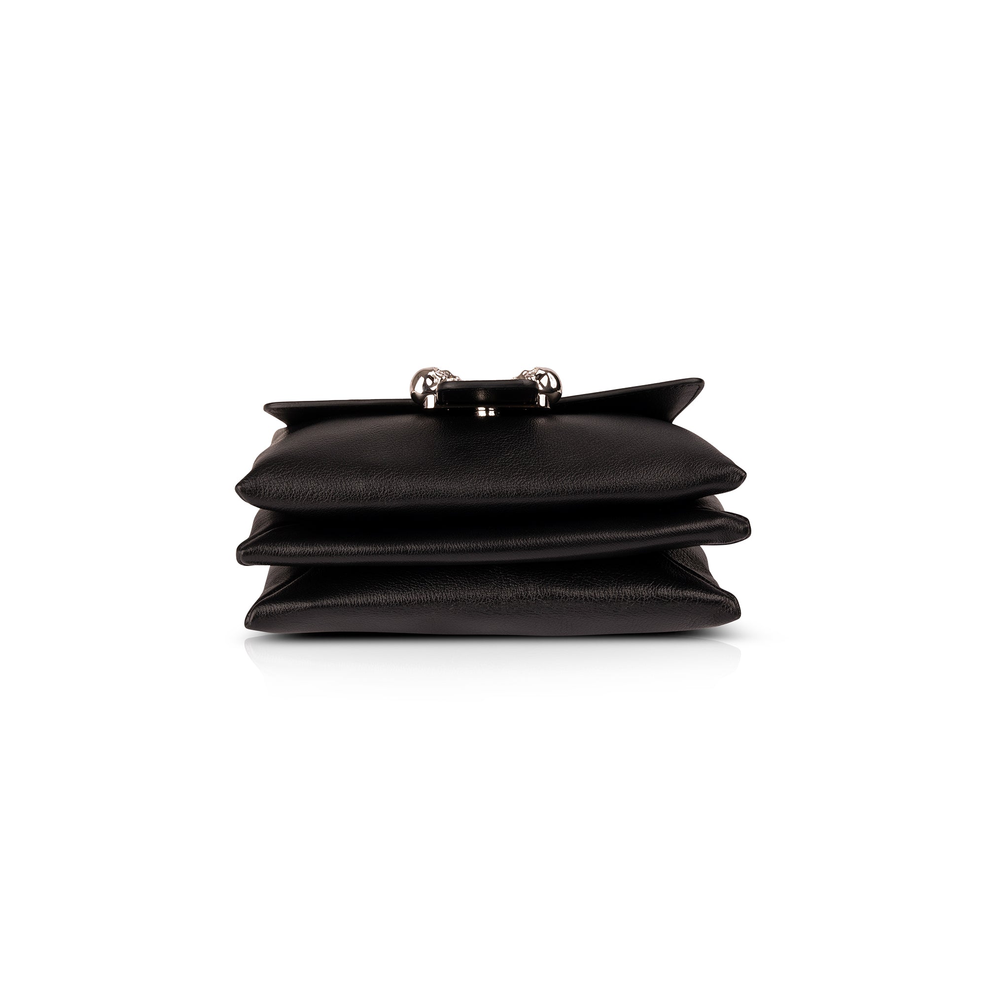 Alexander McQueen Medium Twin Skull Leather Shoulder Bag