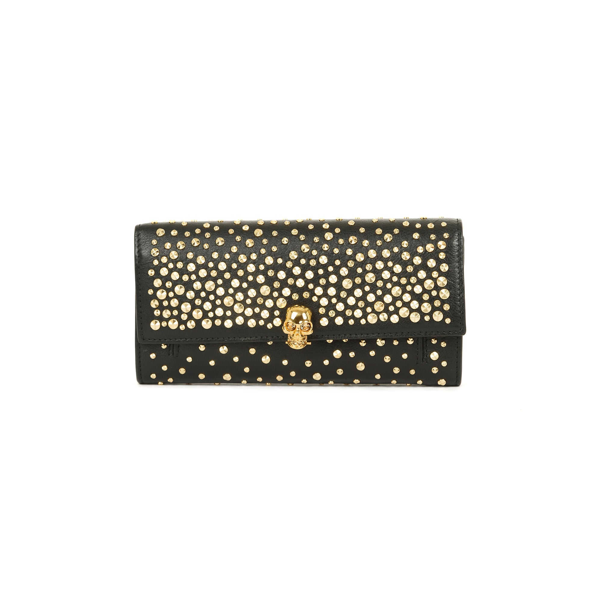 Alexander McQueen Studded Skull Wallet On Chain