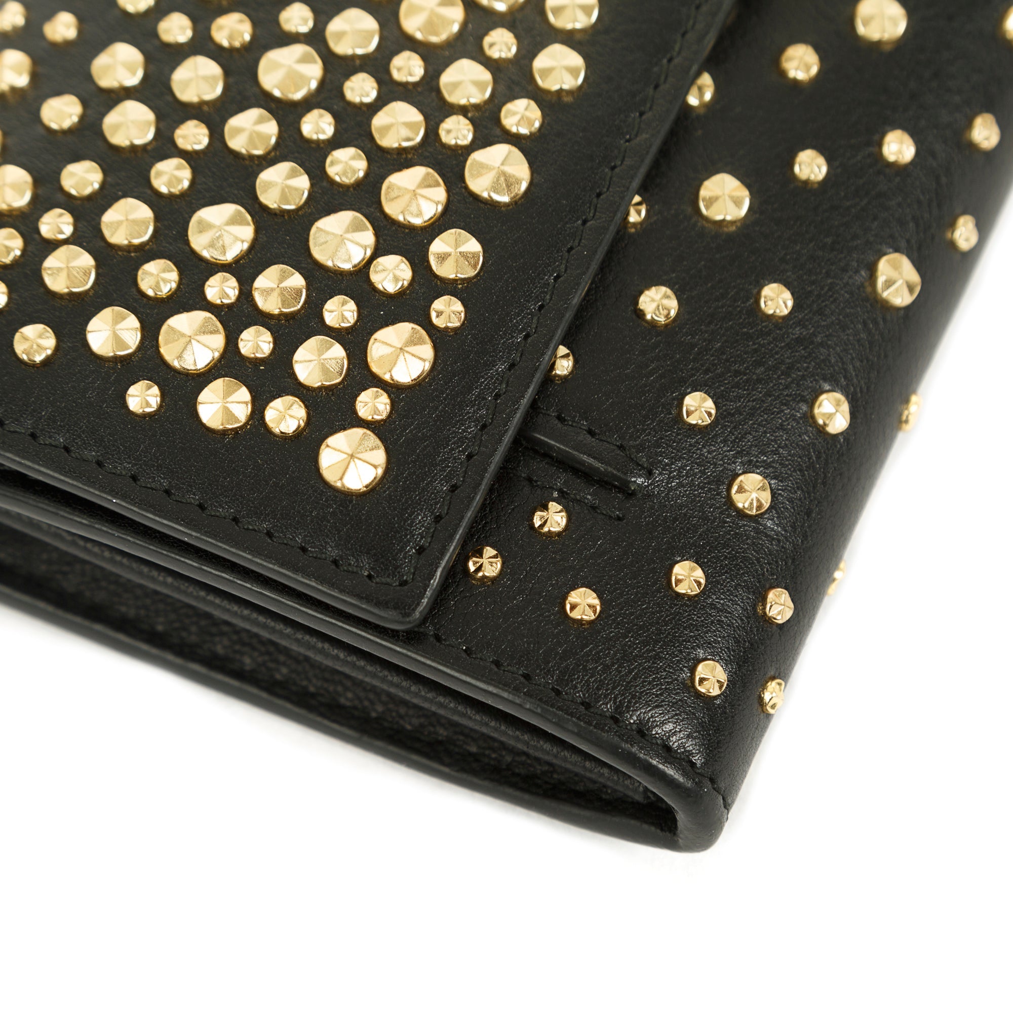 Alexander McQueen Studded Skull Wallet On Chain